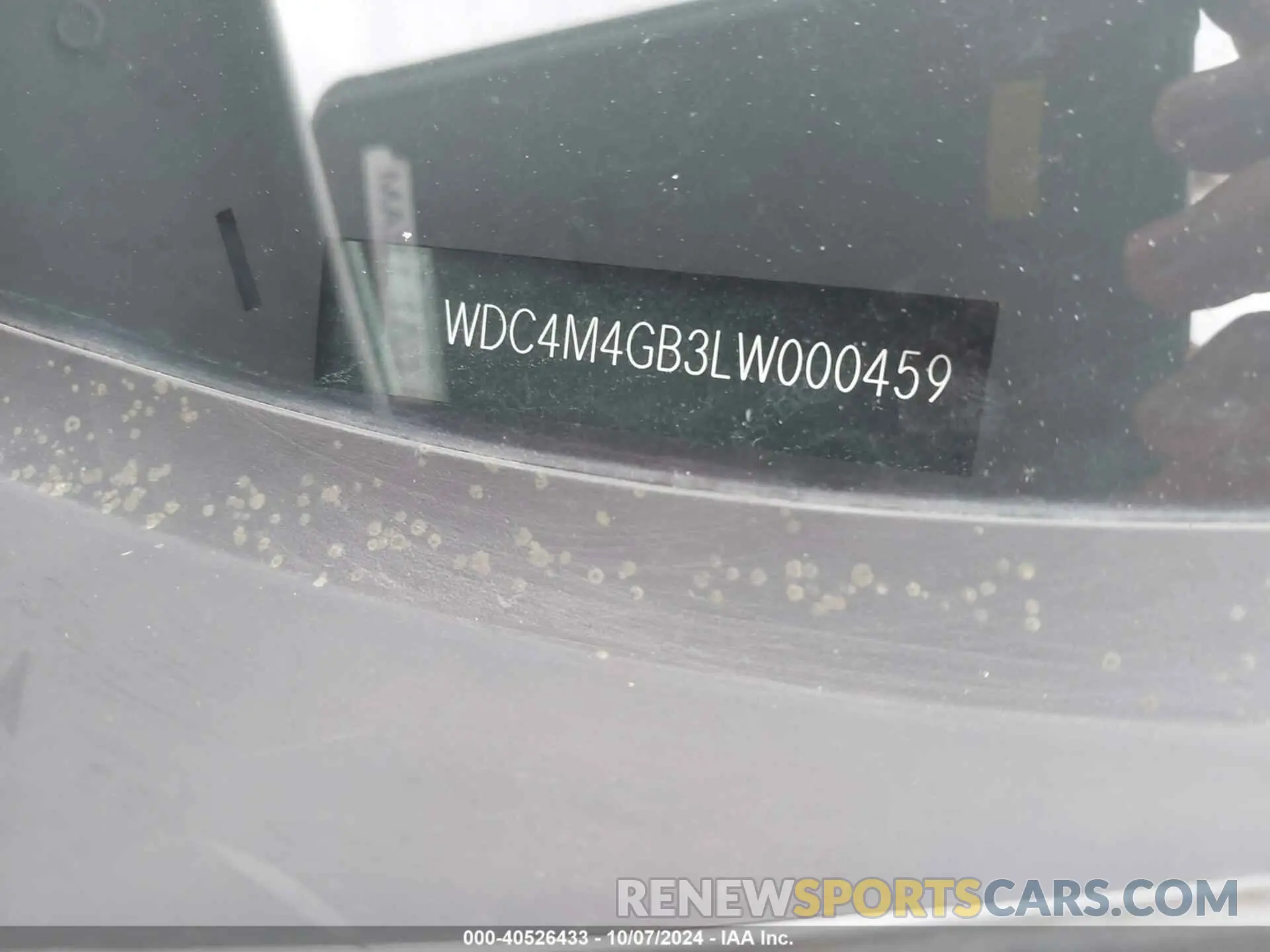 9 Photograph of a damaged car WDC4M4GB3LW000459 MERCEDES-BENZ GLB 2020