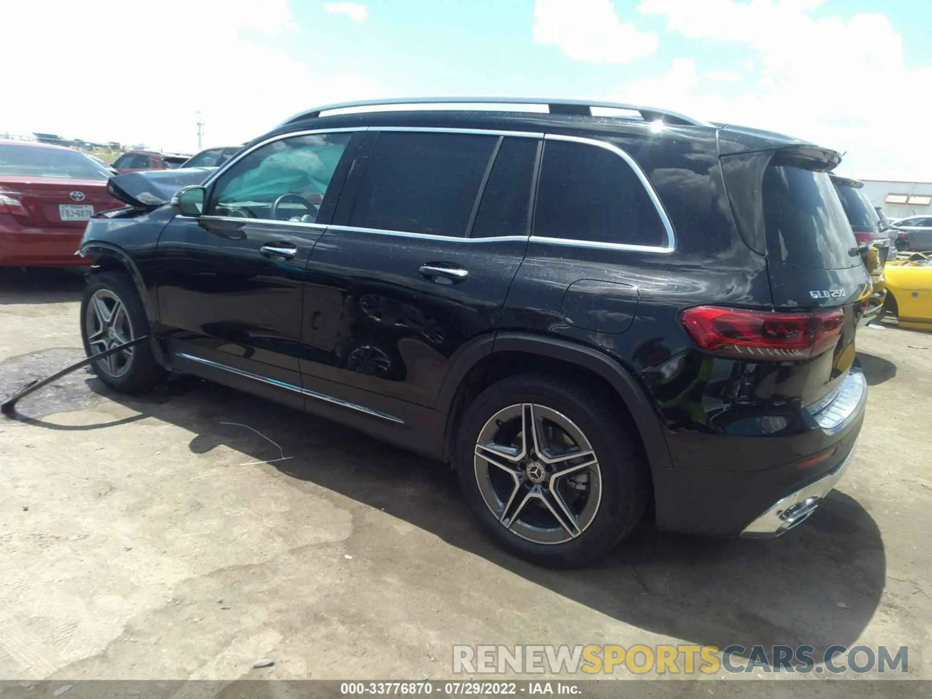3 Фотография поврежденного автомобиля W1N4M4GB7MW112066 MERCEDES-BENZ GLB 2021
