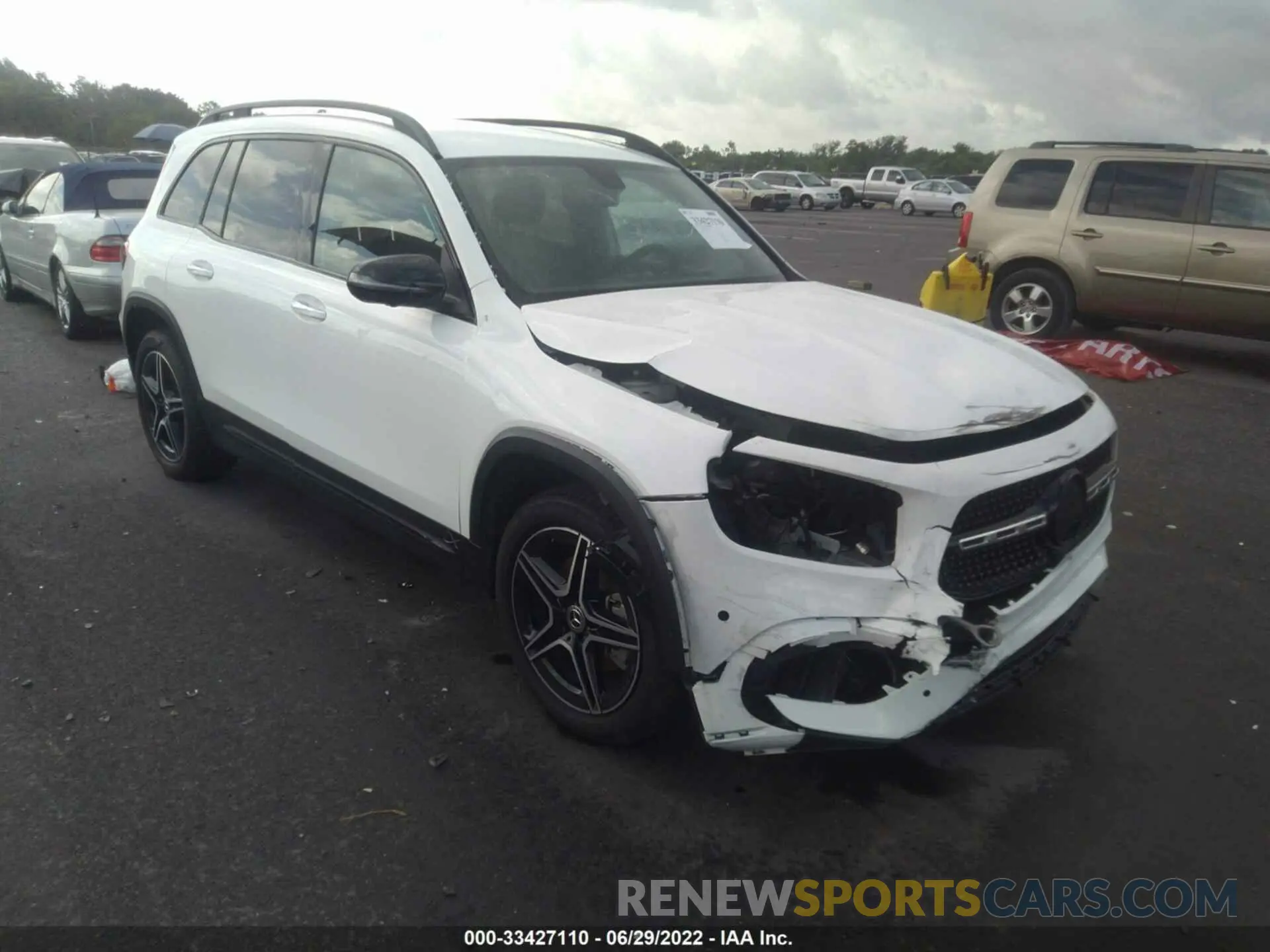 1 Фотография поврежденного автомобиля W1N4M4GB9MW114496 MERCEDES-BENZ GLB 2021