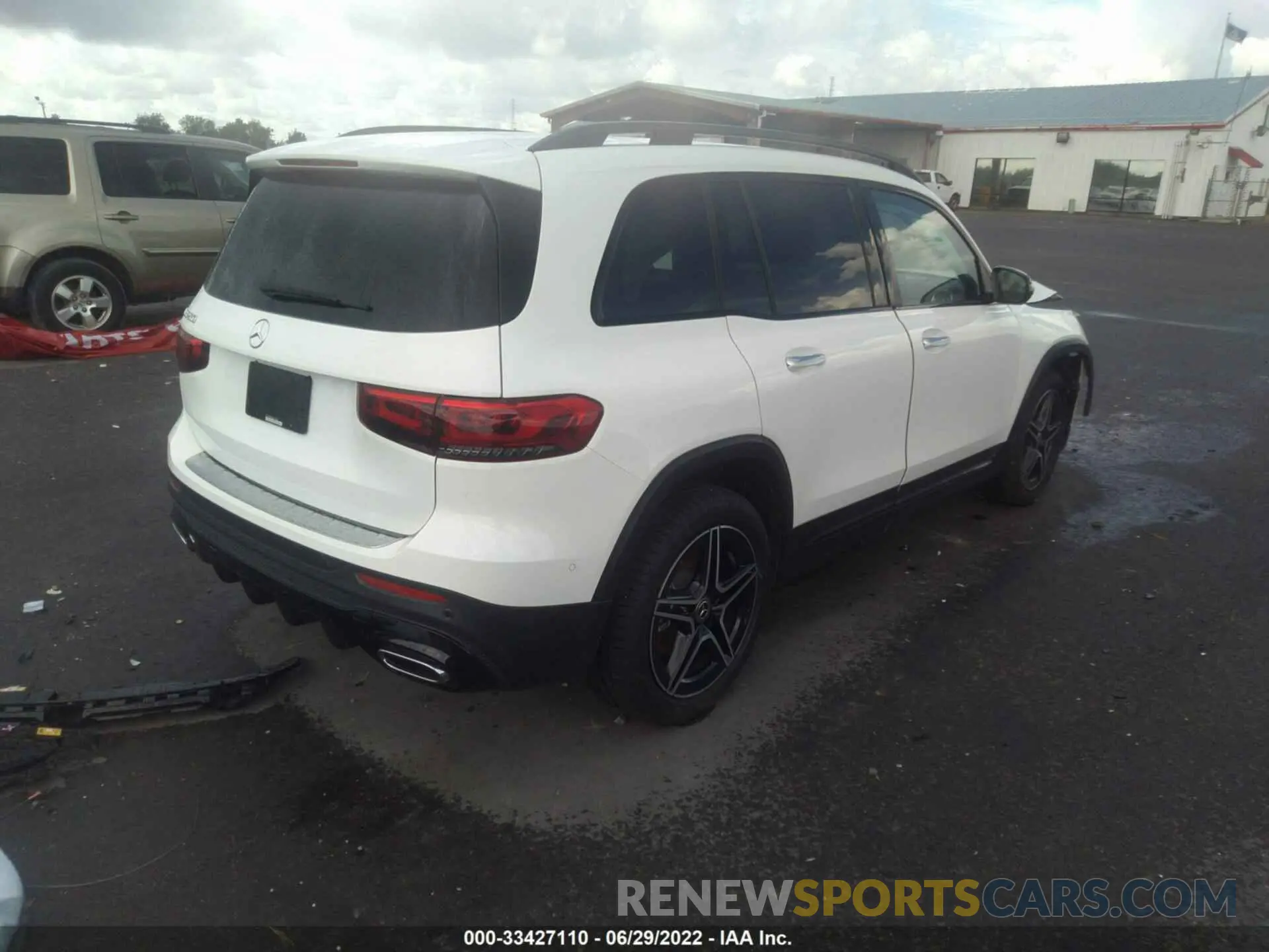 4 Фотография поврежденного автомобиля W1N4M4GB9MW114496 MERCEDES-BENZ GLB 2021