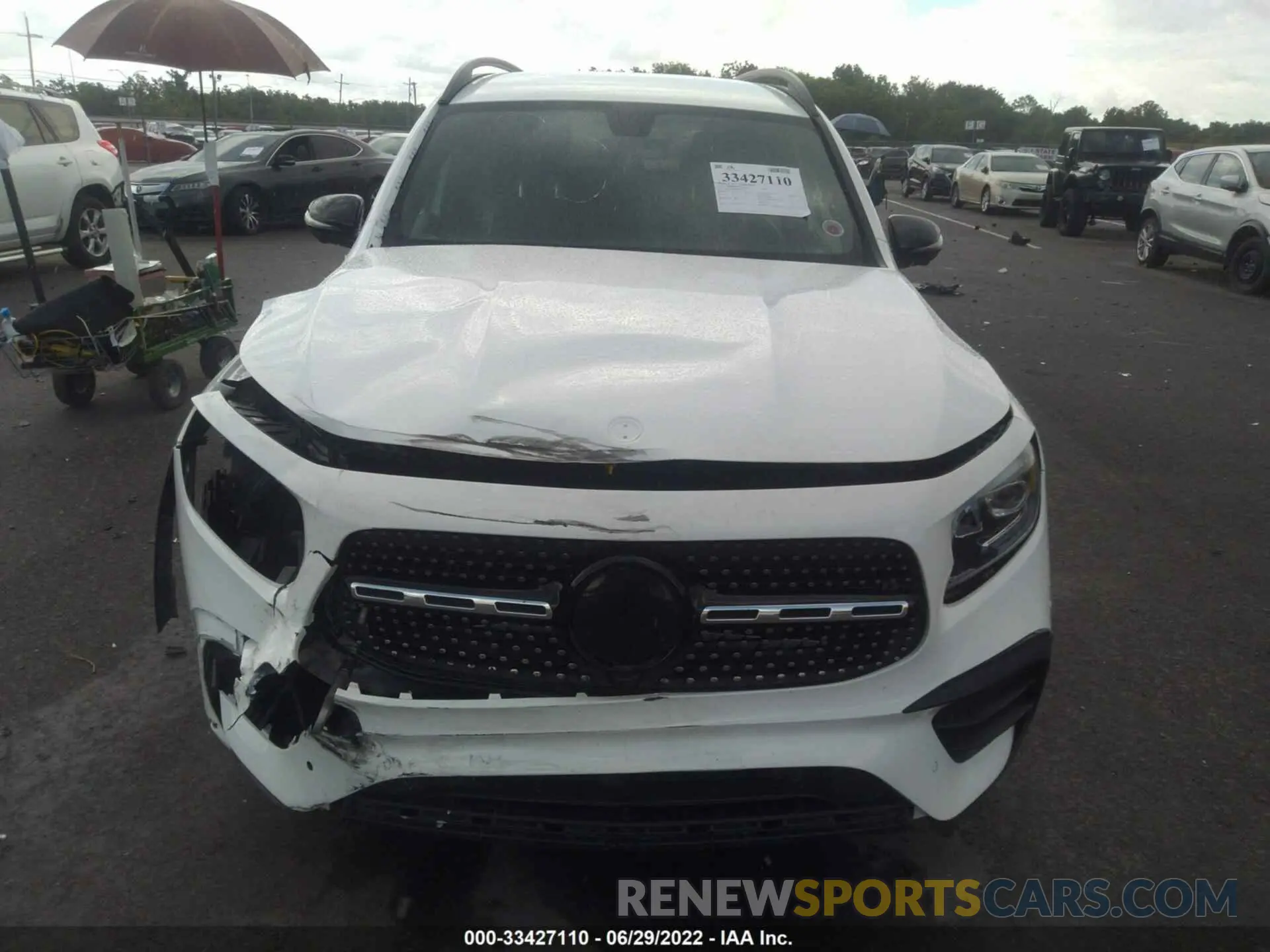 6 Фотография поврежденного автомобиля W1N4M4GB9MW114496 MERCEDES-BENZ GLB 2021