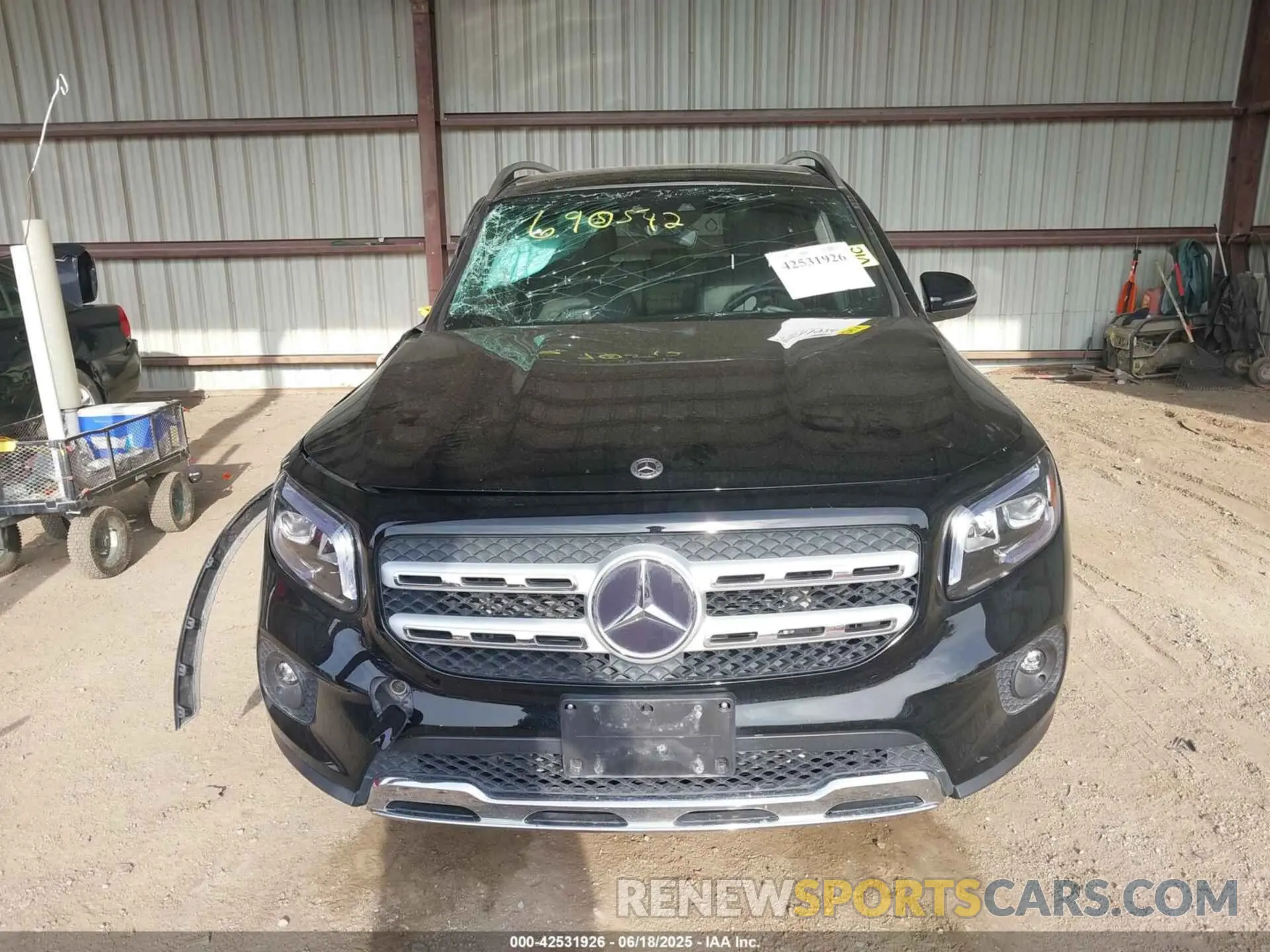 12 Фотография поврежденного автомобиля W1N4M4HB6MW127995 MERCEDES-BENZ GLB 2021