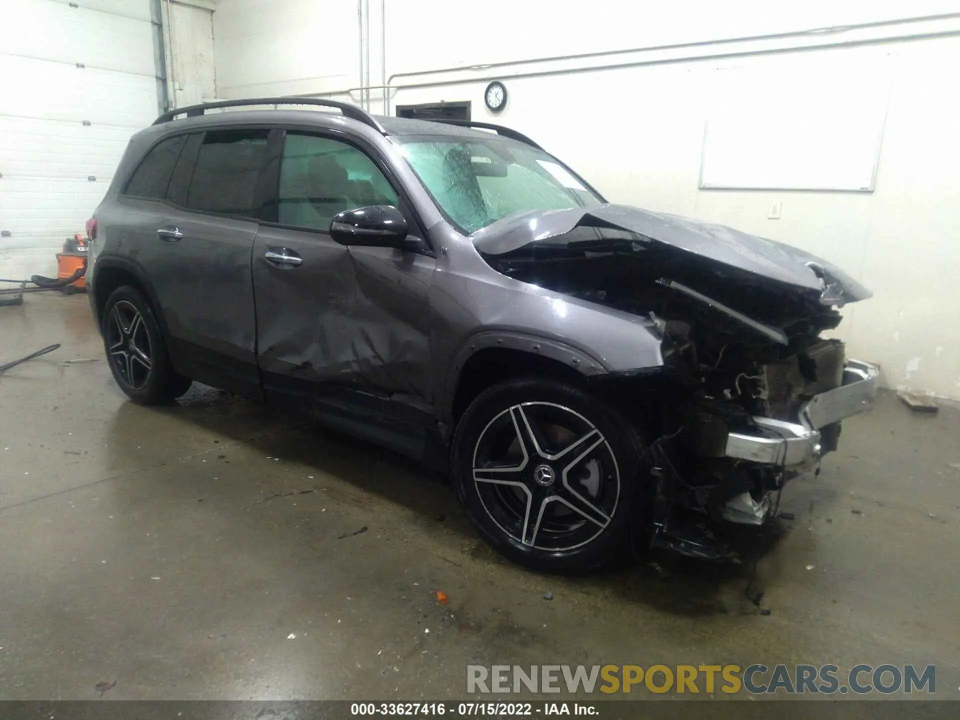 1 Photograph of a damaged car W1N4M4HB8MW107456 MERCEDES-BENZ GLB 2021