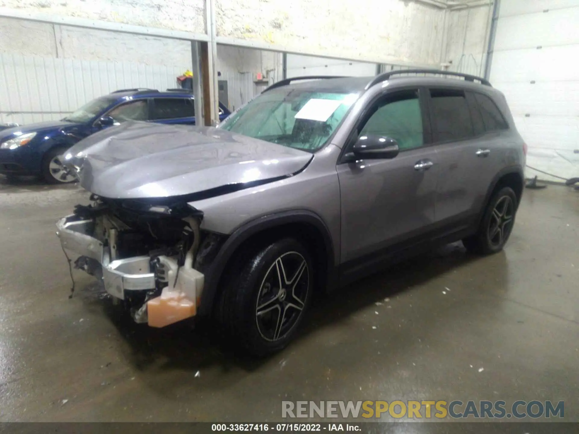 2 Photograph of a damaged car W1N4M4HB8MW107456 MERCEDES-BENZ GLB 2021