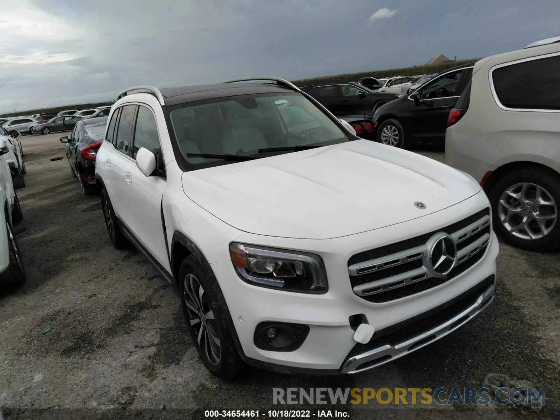 1 Photograph of a damaged car W1N4M4HBXNW173301 MERCEDES-BENZ GLB 2022