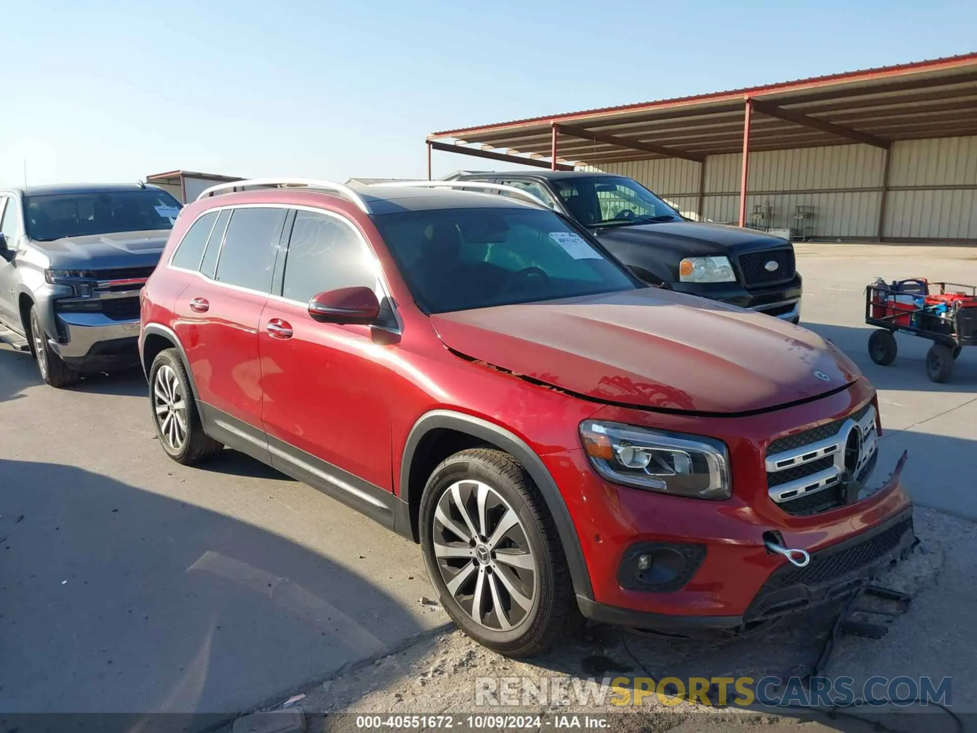 1 Фотография поврежденного автомобиля W1N4M4GB4LW050527 MERCEDES-BENZ GLB 250 2020
