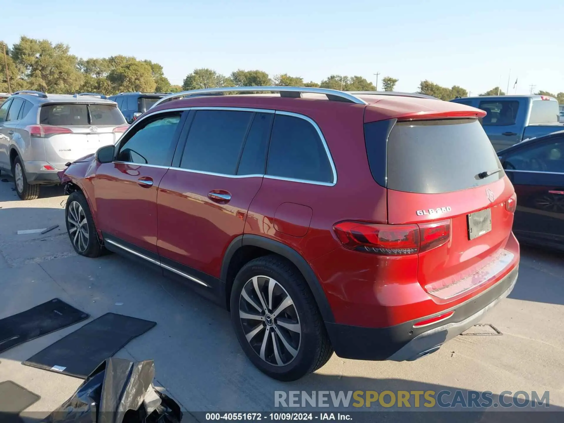 3 Фотография поврежденного автомобиля W1N4M4GB4LW050527 MERCEDES-BENZ GLB 250 2020