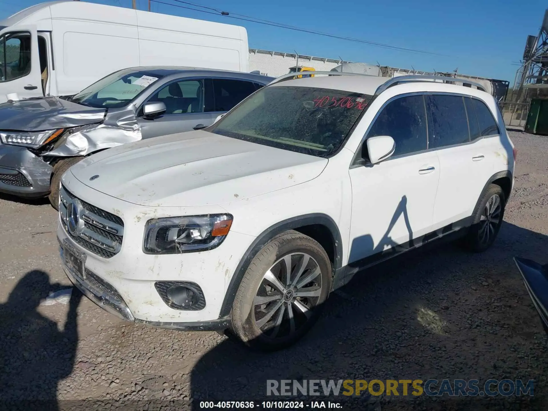 2 Photograph of a damaged car W1N4M4GB2MW114470 MERCEDES-BENZ GLB 250 2021