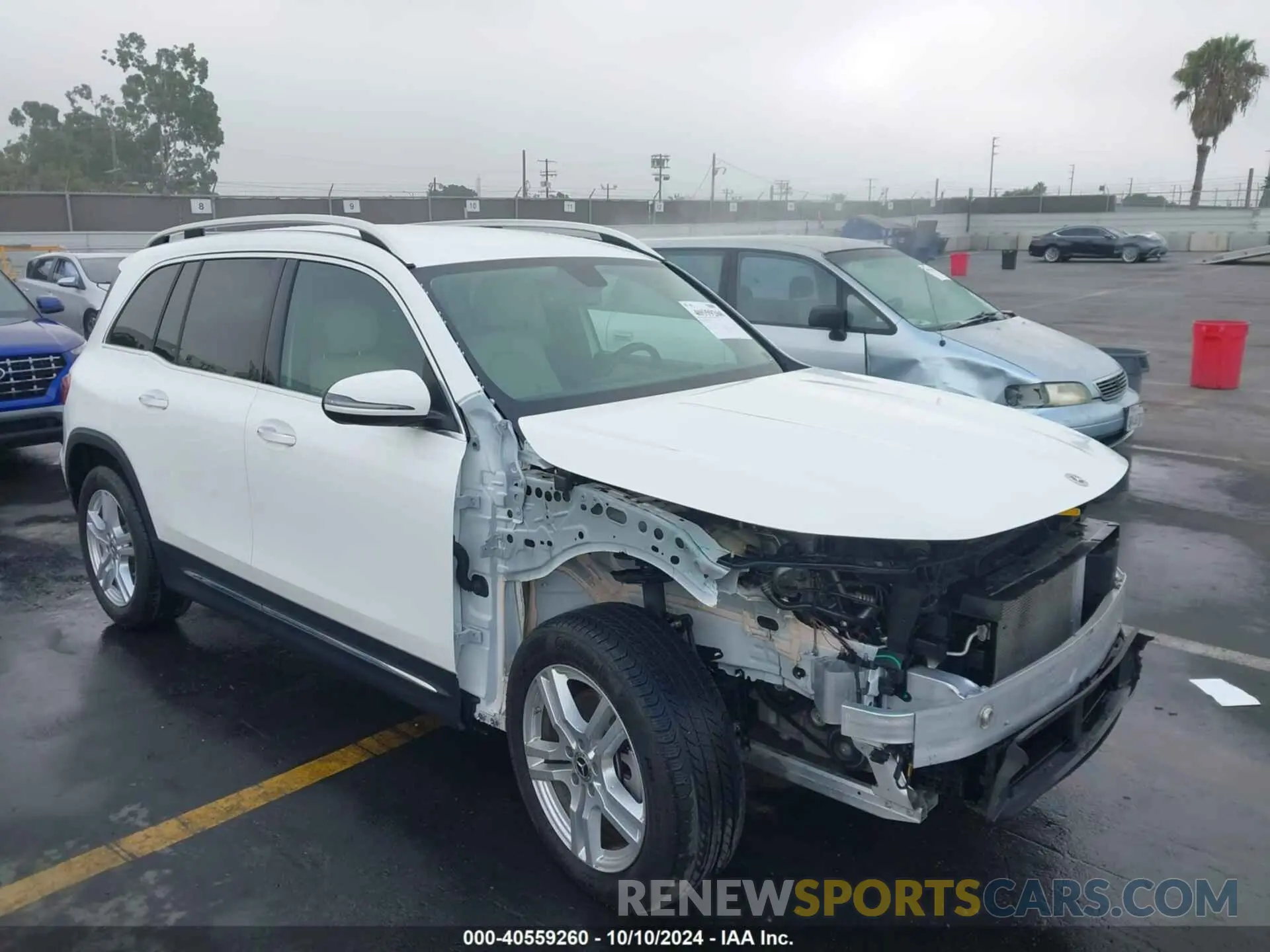 1 Photograph of a damaged car W1N4M4GB6MW107117 MERCEDES-BENZ GLB 250 2021