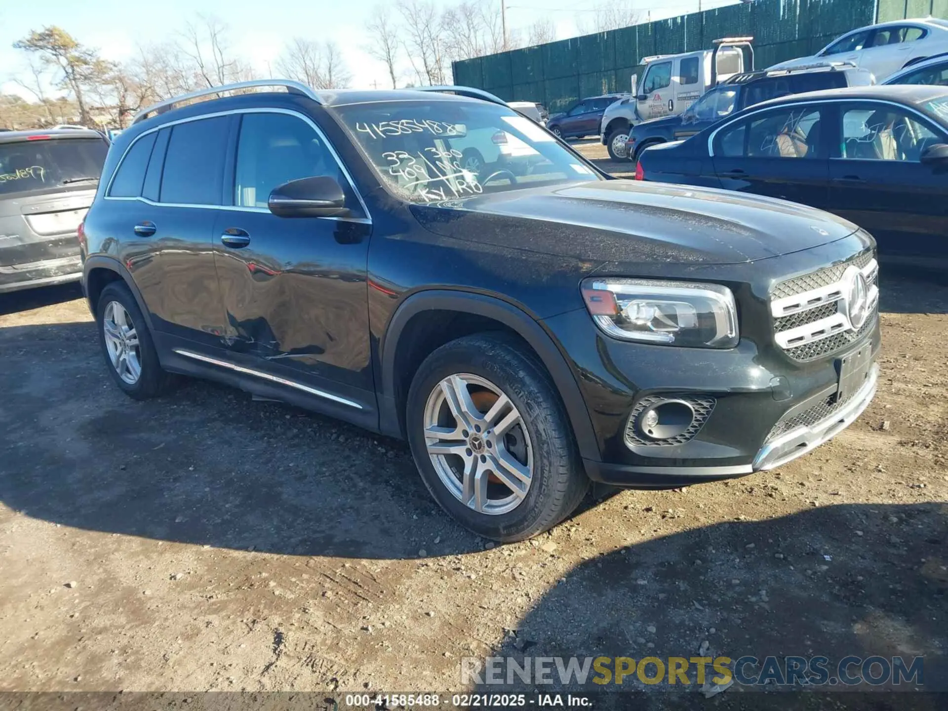 1 Фотография поврежденного автомобиля W1N4M4HB0MW104535 MERCEDES-BENZ GLB 250 2021