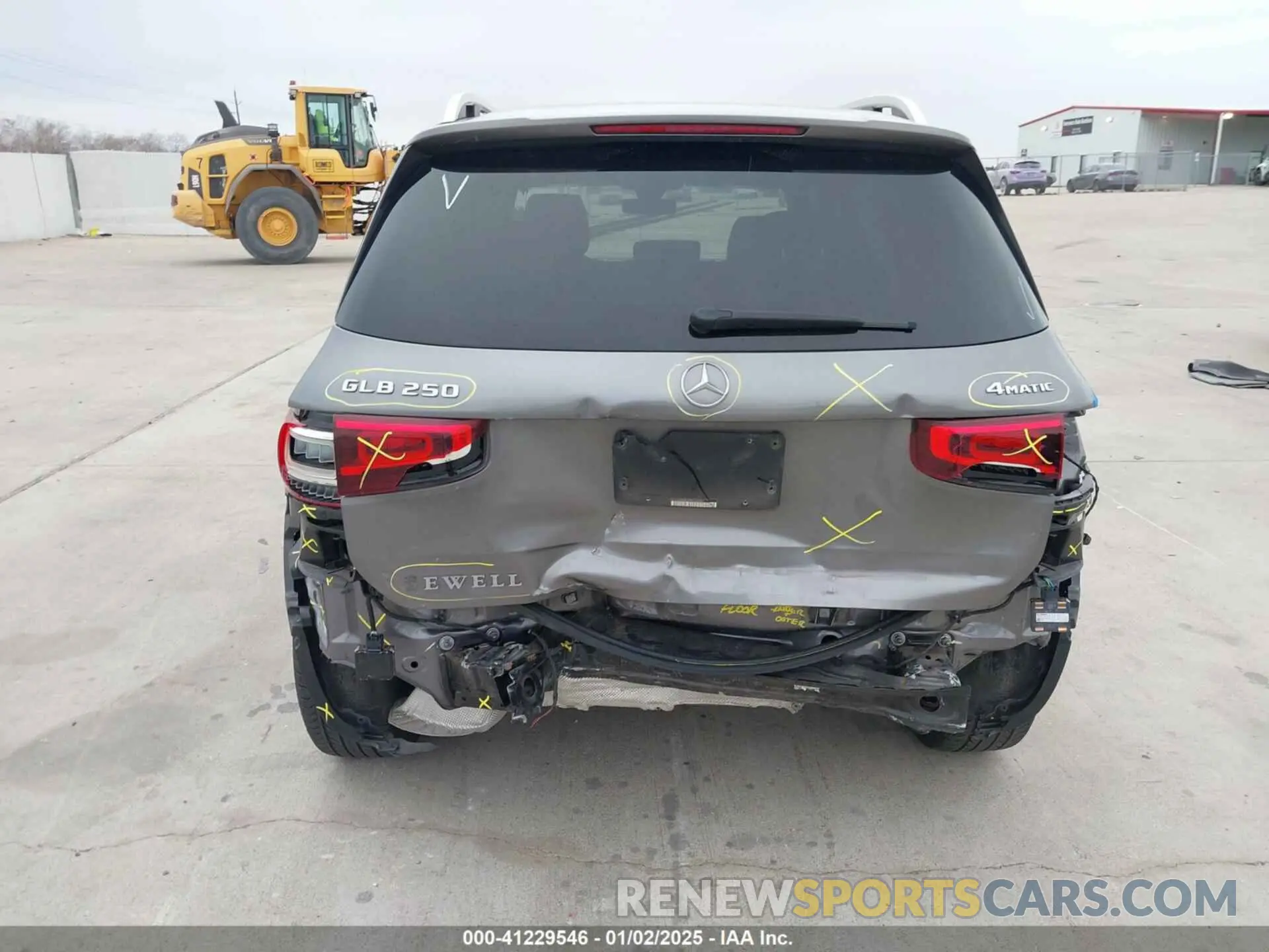 16 Фотография поврежденного автомобиля W1N4M4HB5MW144951 MERCEDES-BENZ GLB 250 2021