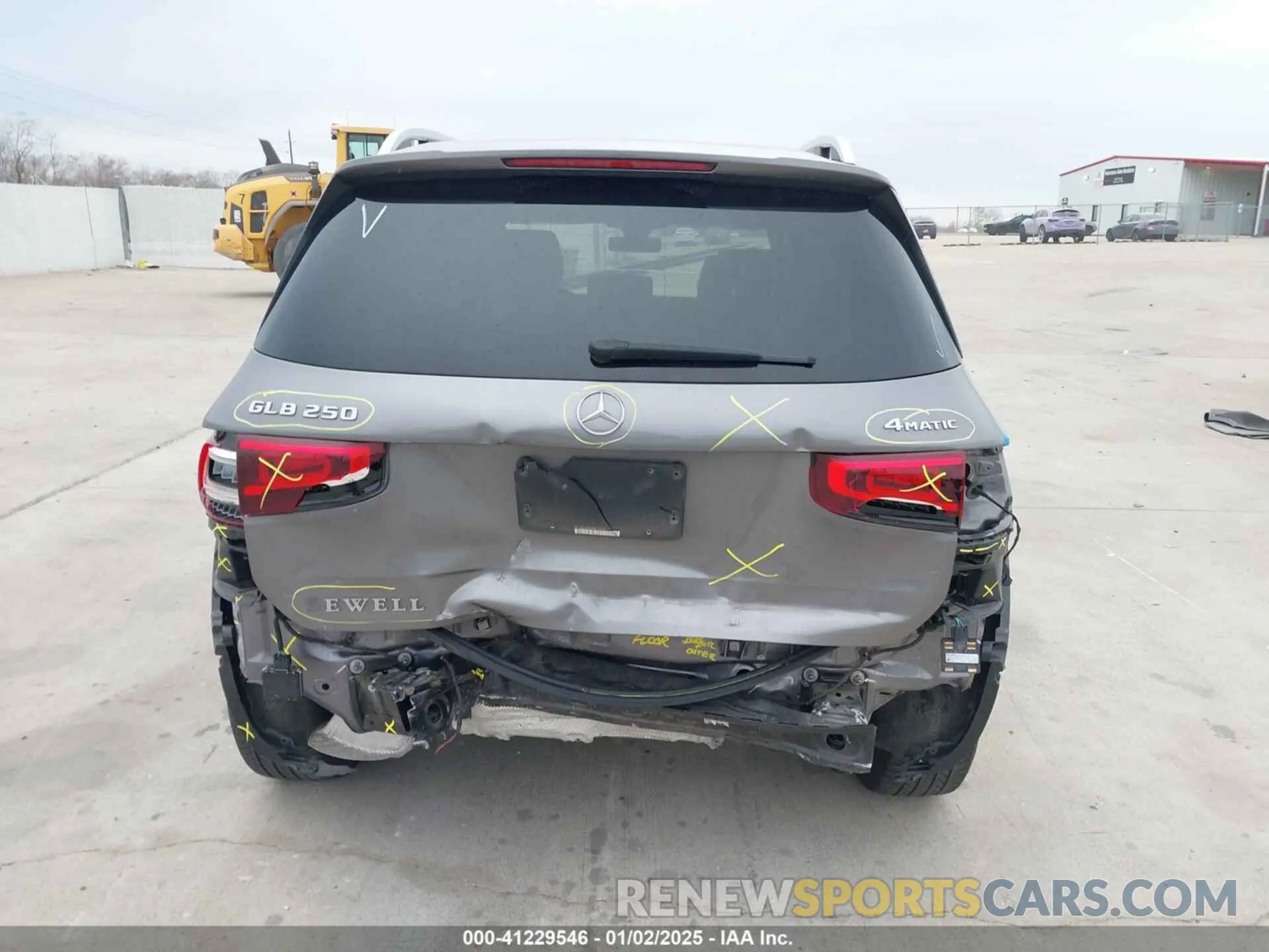 6 Фотография поврежденного автомобиля W1N4M4HB5MW144951 MERCEDES-BENZ GLB 250 2021