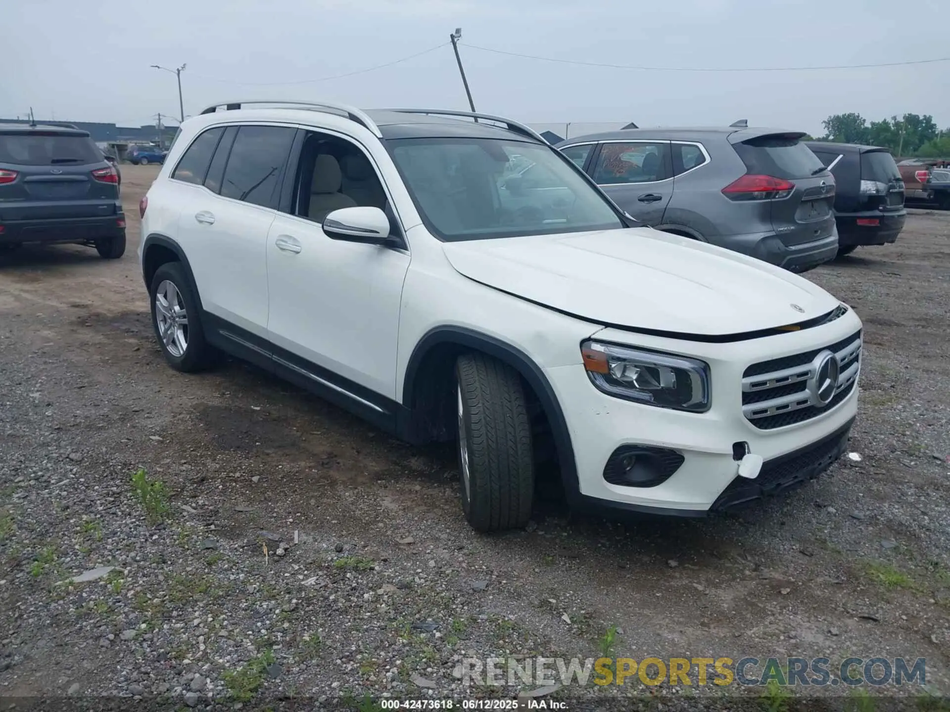 1 Photograph of a damaged car W1N4M4HB6MW115619 MERCEDES-BENZ GLB 250 2021