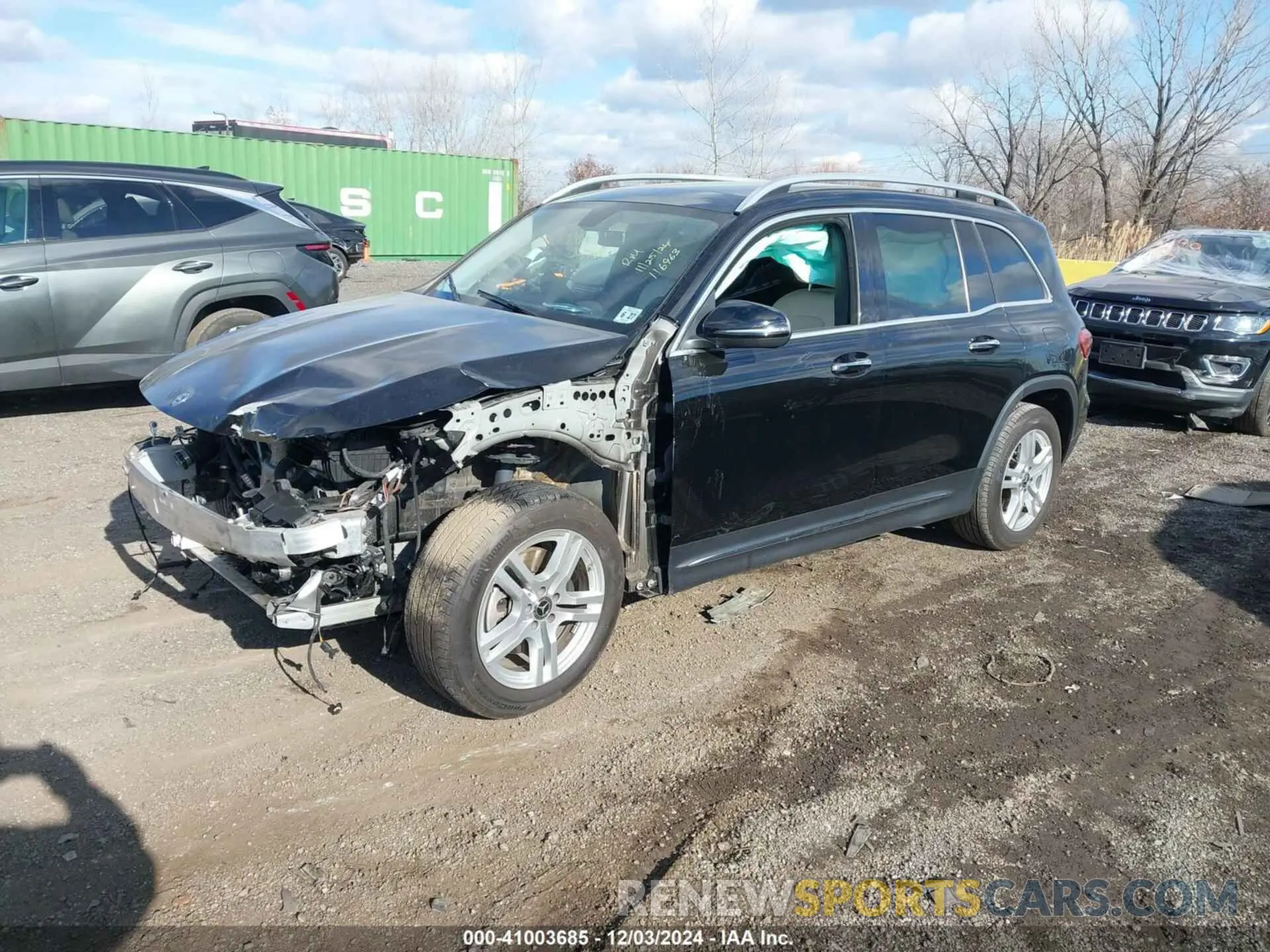 2 Photograph of a damaged car W1N4M4HB1NW201163 MERCEDES-BENZ GLB 250 2022