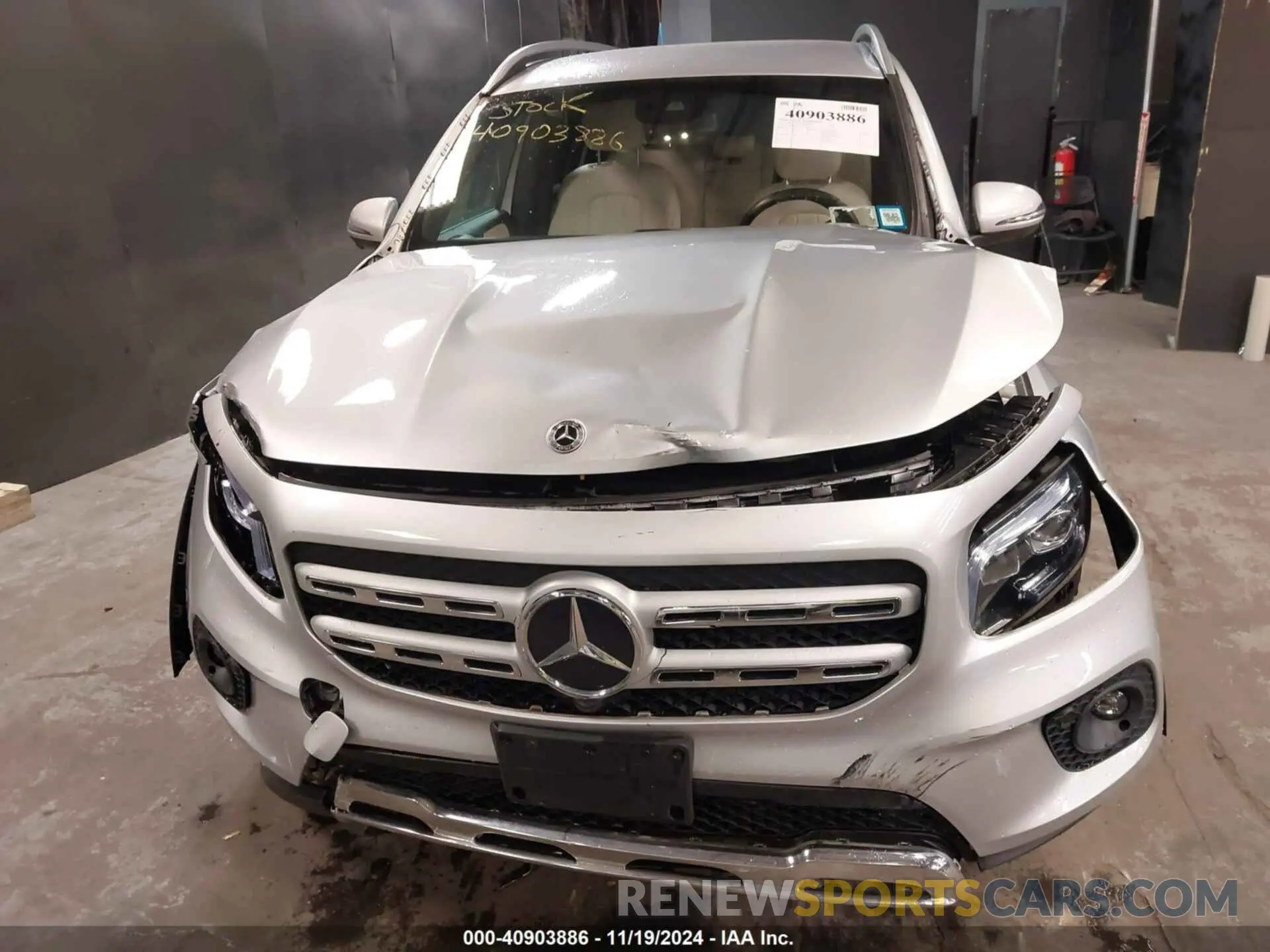 12 Фотография поврежденного автомобиля W1N4M4HB4NW203604 MERCEDES-BENZ GLB 250 2022