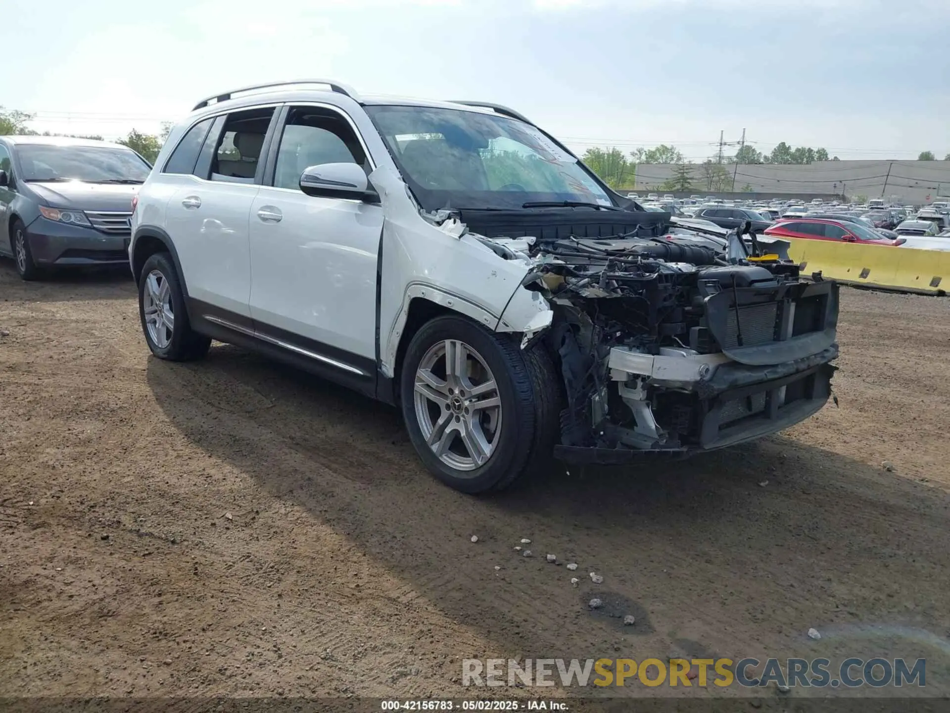 1 Photograph of a damaged car W1N4M4HB9NW193216 MERCEDES-BENZ GLB 250 2022