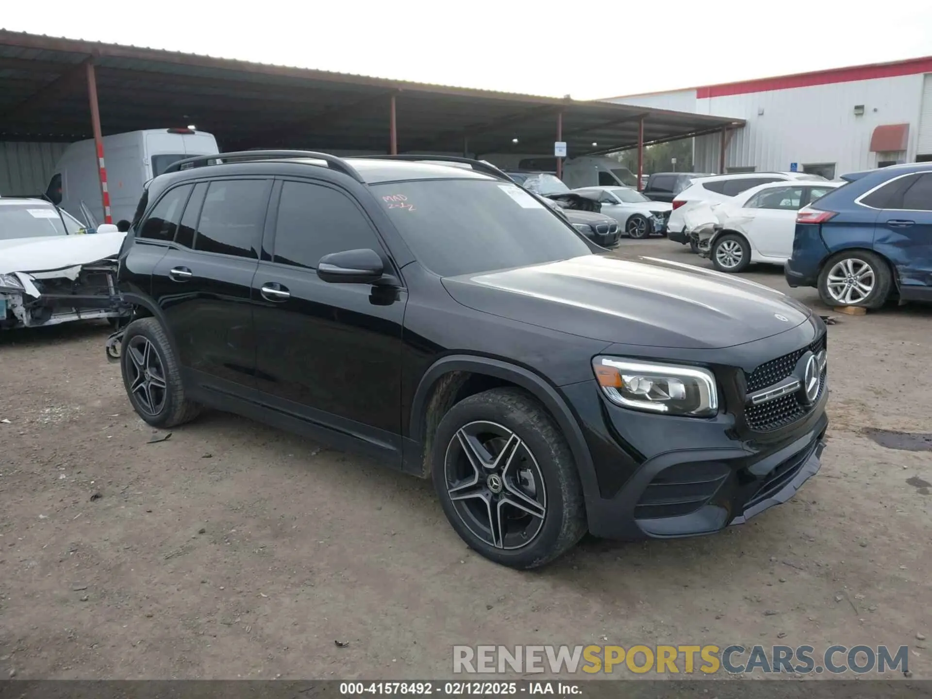 1 Фотография поврежденного автомобиля W1N4M4GB9PW334564 MERCEDES-BENZ GLB 250 2023