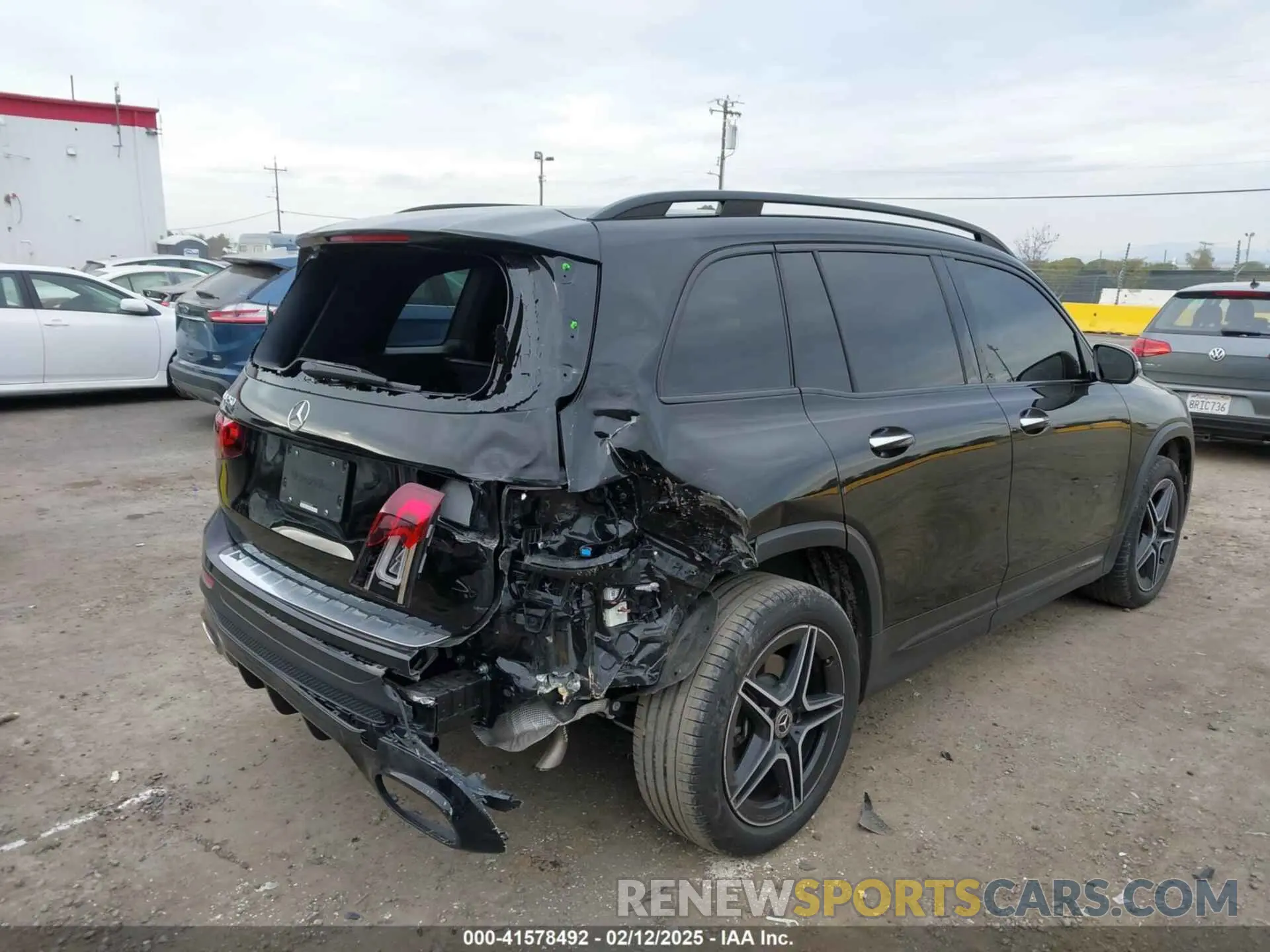 6 Фотография поврежденного автомобиля W1N4M4GB9PW334564 MERCEDES-BENZ GLB 250 2023