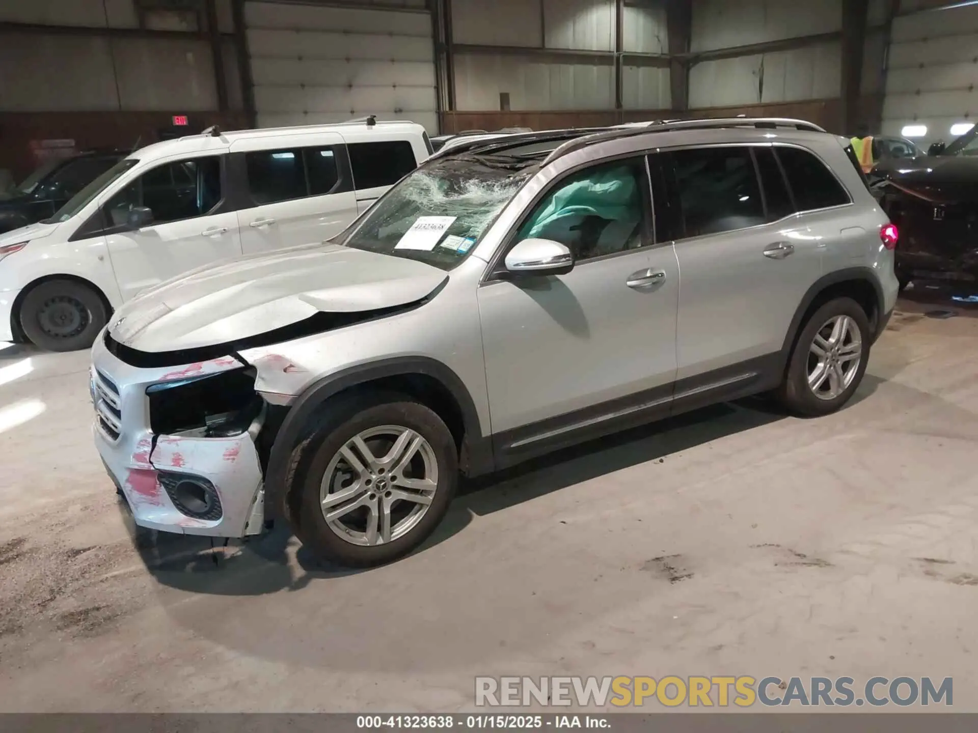 2 Photograph of a damaged car W1N4M4HB1PW331480 MERCEDES-BENZ GLB 250 2023