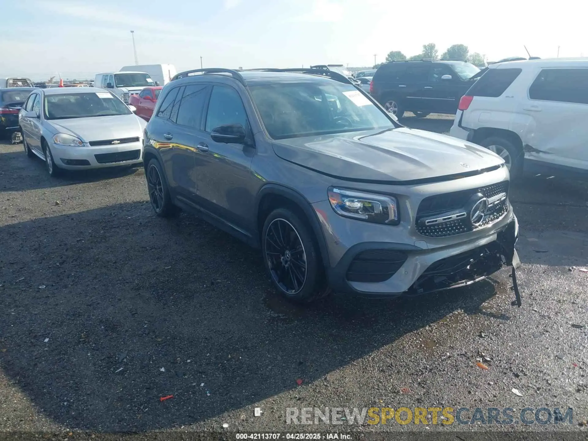 1 Photograph of a damaged car W1N4M4HB3PW309027 MERCEDES-BENZ GLB 250 2023