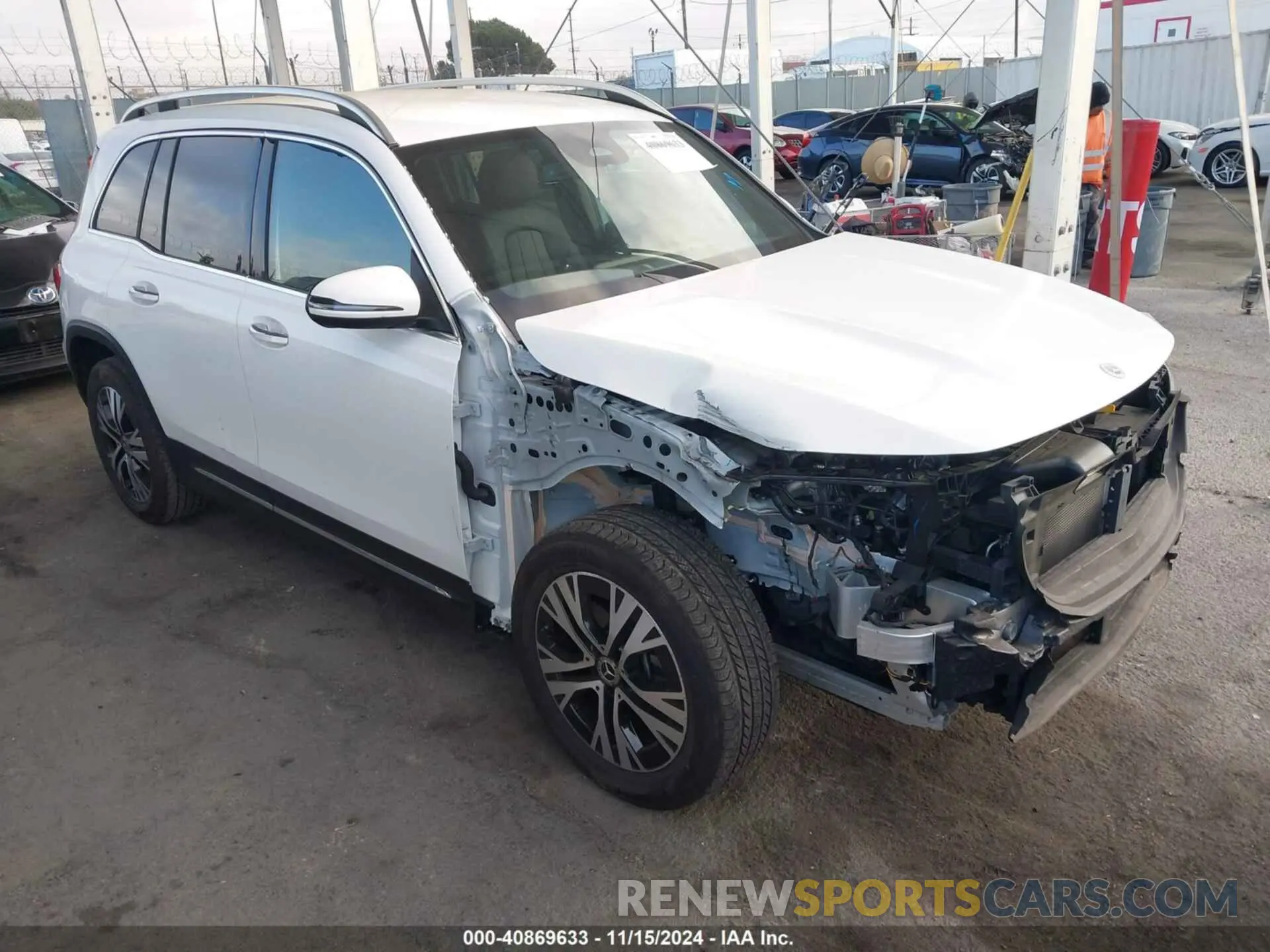 1 Photograph of a damaged car W1N4M4GB6RW344701 MERCEDES-BENZ GLB 250 2024