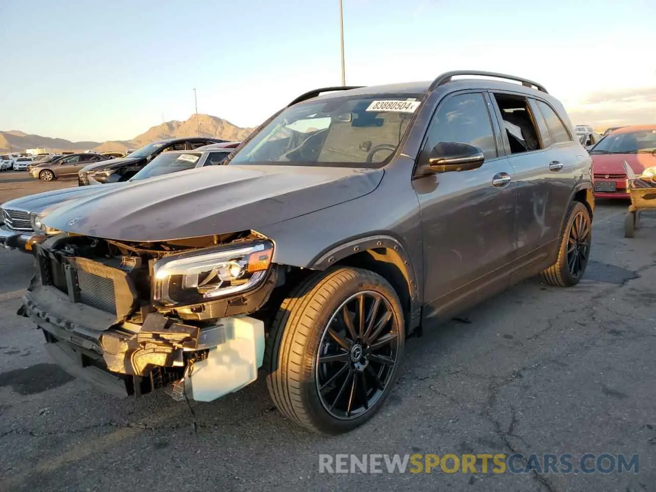 1 Photograph of a damaged car W1N4M4GB9LW015823 MERCEDES-BENZ GLB-CLASS 2020