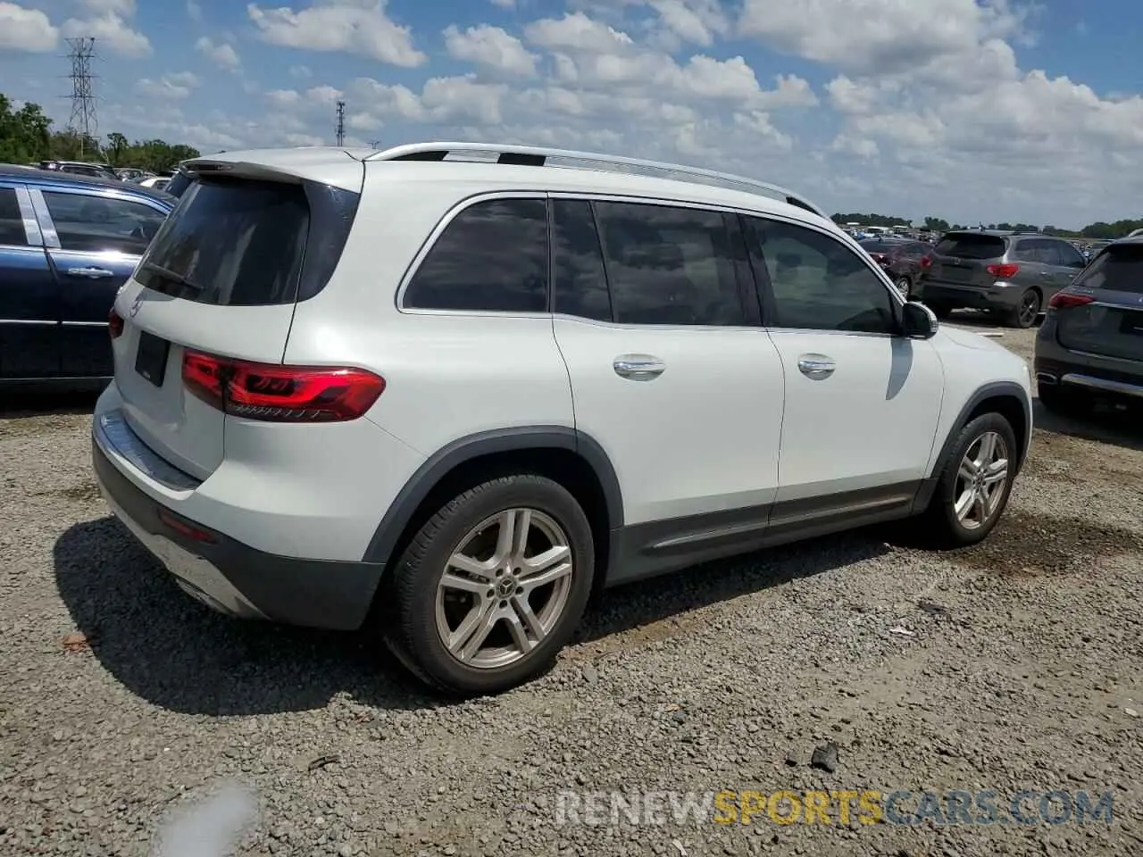 3 Photograph of a damaged car W1N4M4GBXLW034669 MERCEDES-BENZ GLB-CLASS 2020