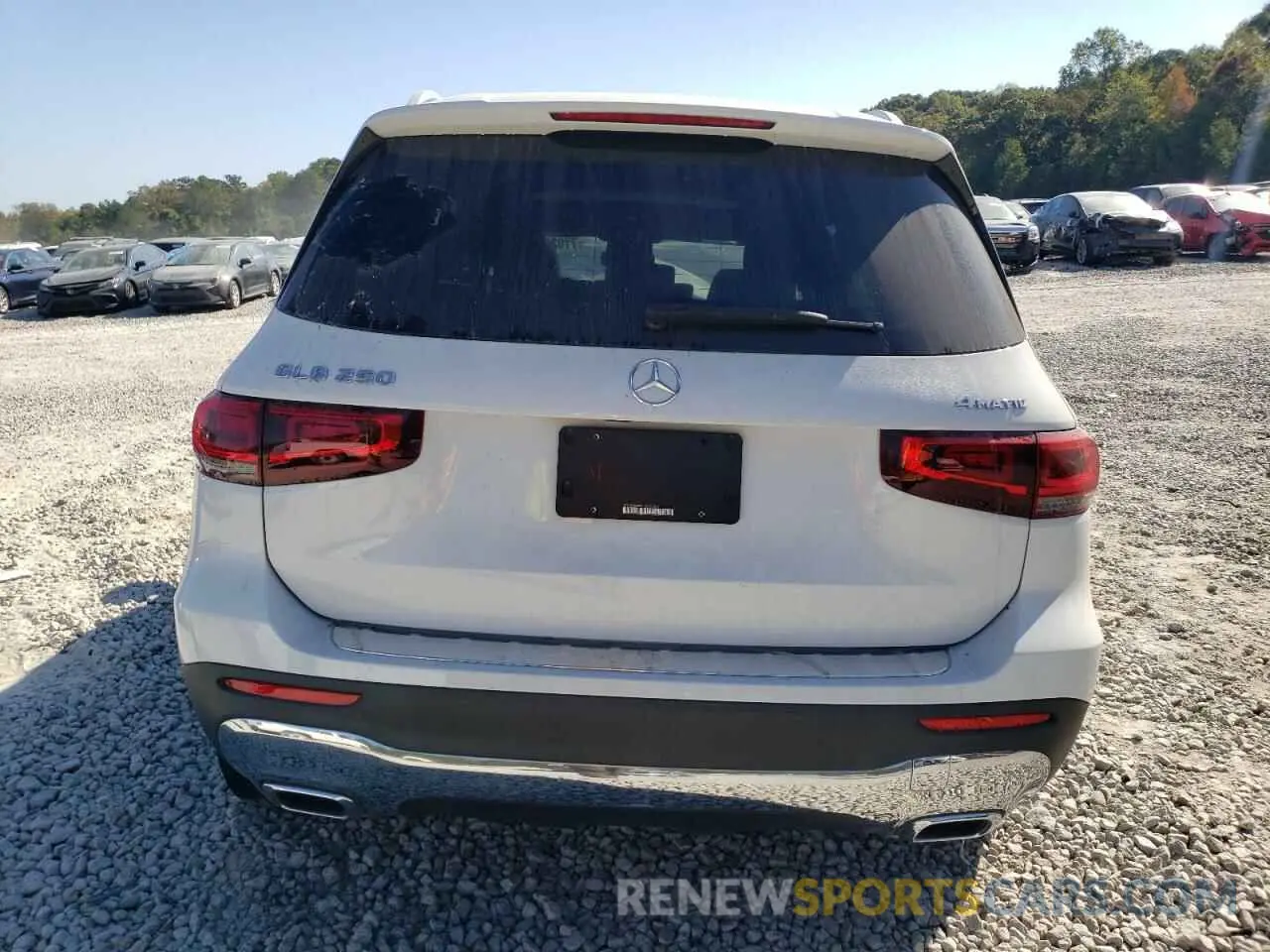 6 Photograph of a damaged car W1N4M4HB0LW046909 MERCEDES-BENZ GLB-CLASS 2020