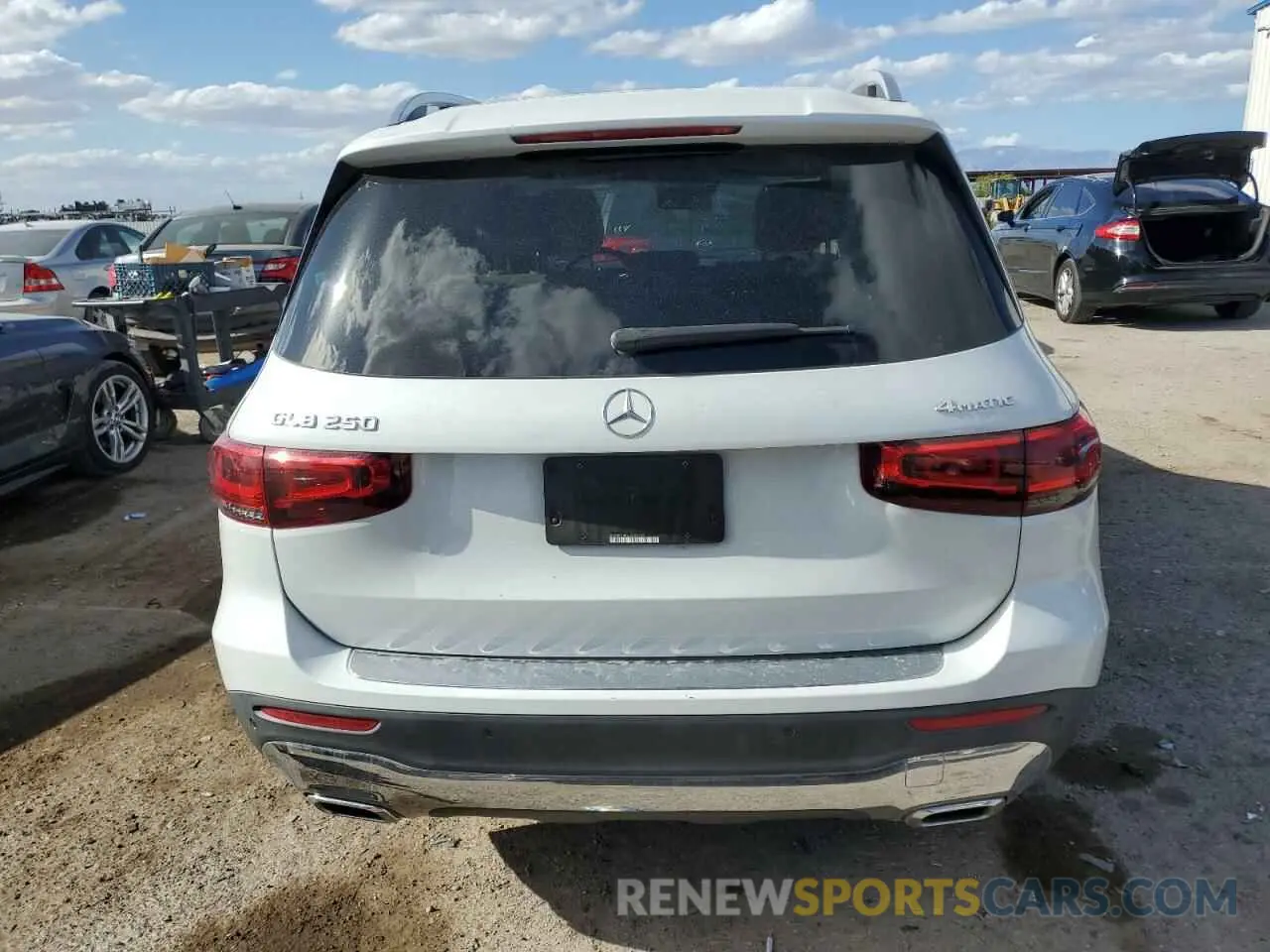 6 Photograph of a damaged car W1N4M4HB3LW033278 MERCEDES-BENZ GLB-CLASS 2020
