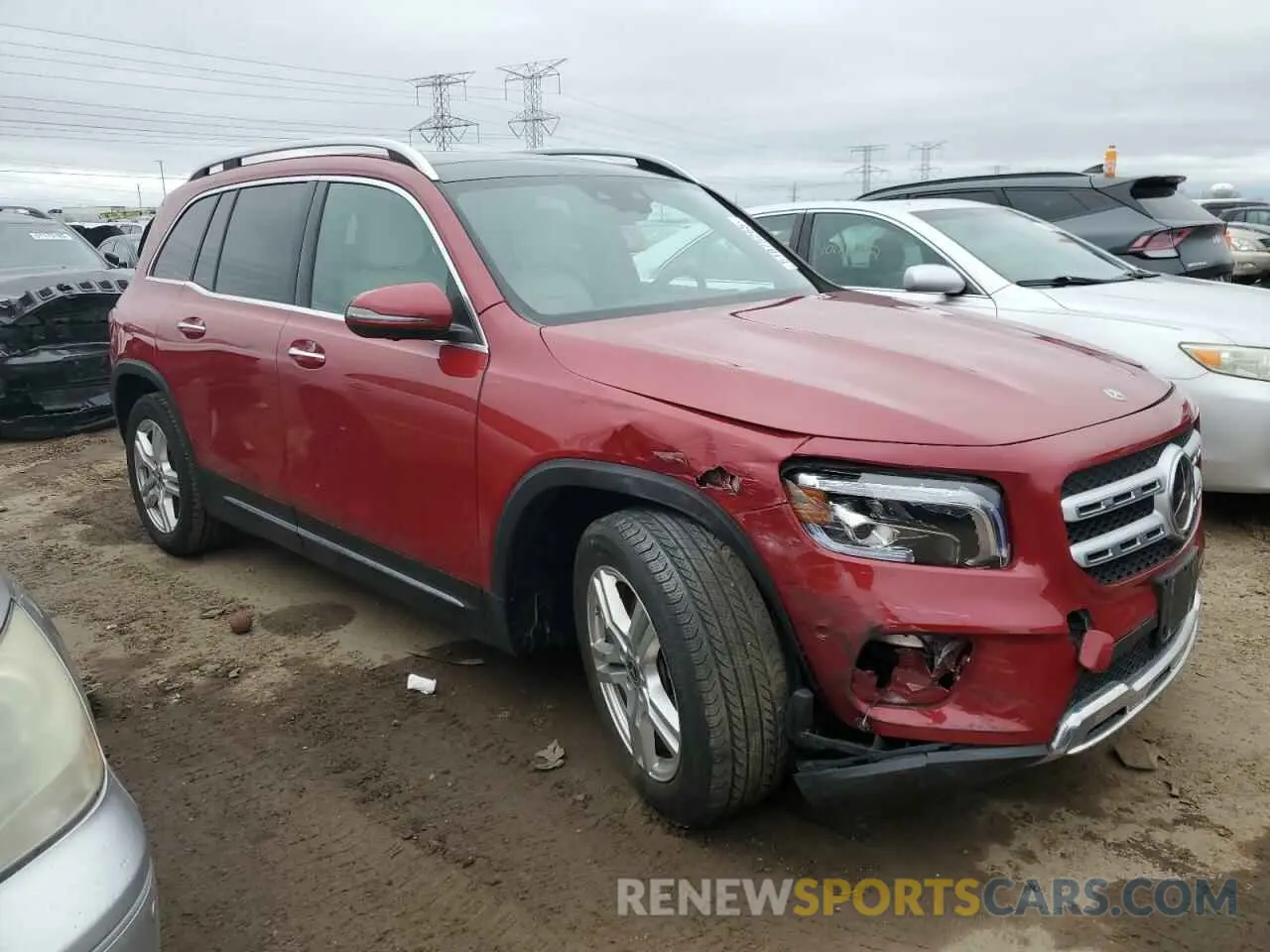 4 Photograph of a damaged car W1N4M4HB6LW029189 MERCEDES-BENZ GLB-CLASS 2020