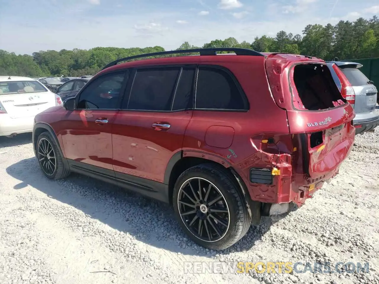 2 Photograph of a damaged car W1N4M4GB8MW080955 MERCEDES-BENZ GLB-CLASS 2021