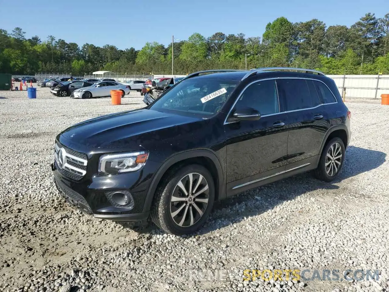 1 Photograph of a damaged car W1N4M4GB8MW081488 MERCEDES-BENZ GLB-CLASS 2021