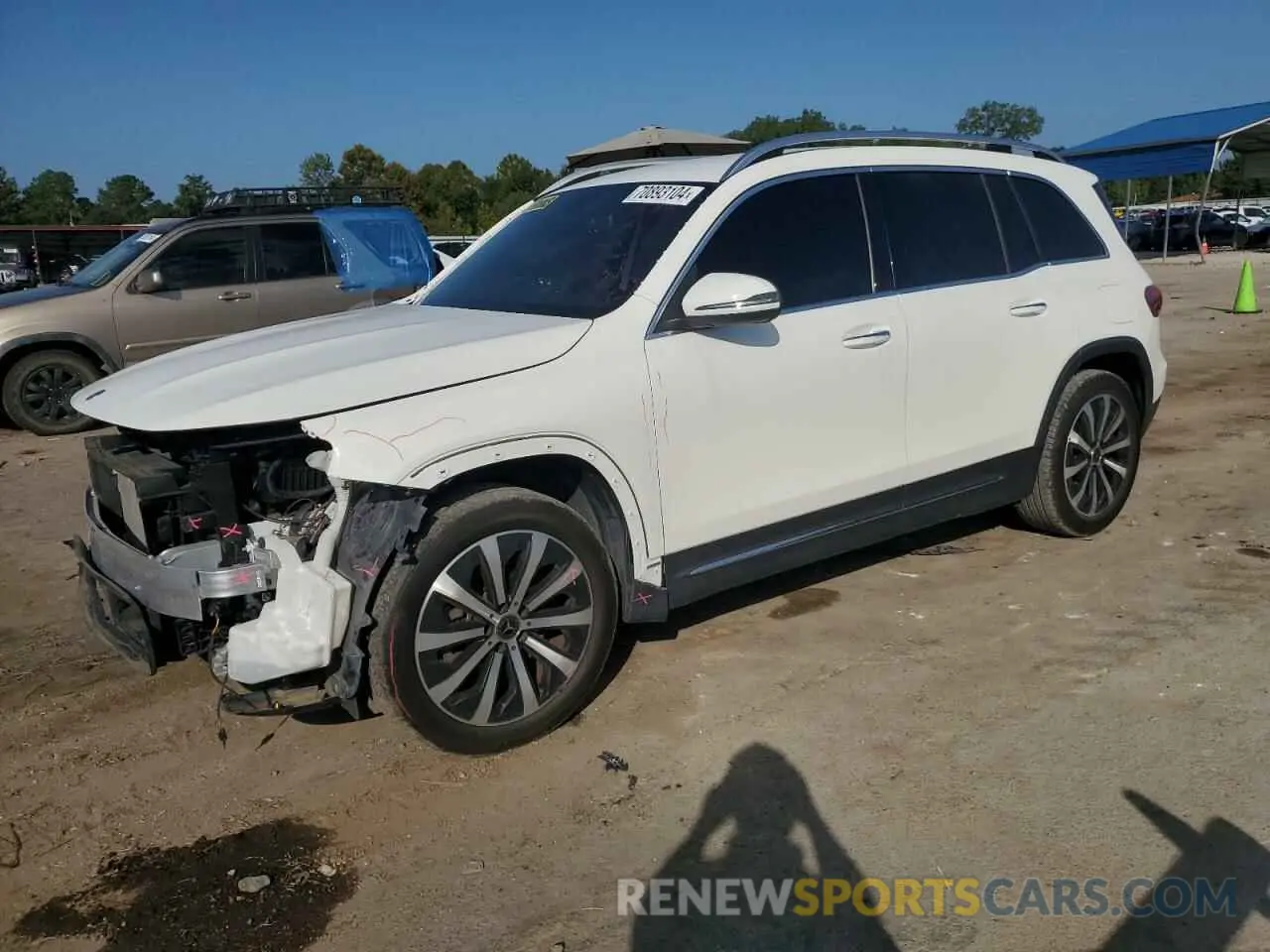 1 Photograph of a damaged car W1N4M4GB8MW123528 MERCEDES-BENZ GLB-CLASS 2021