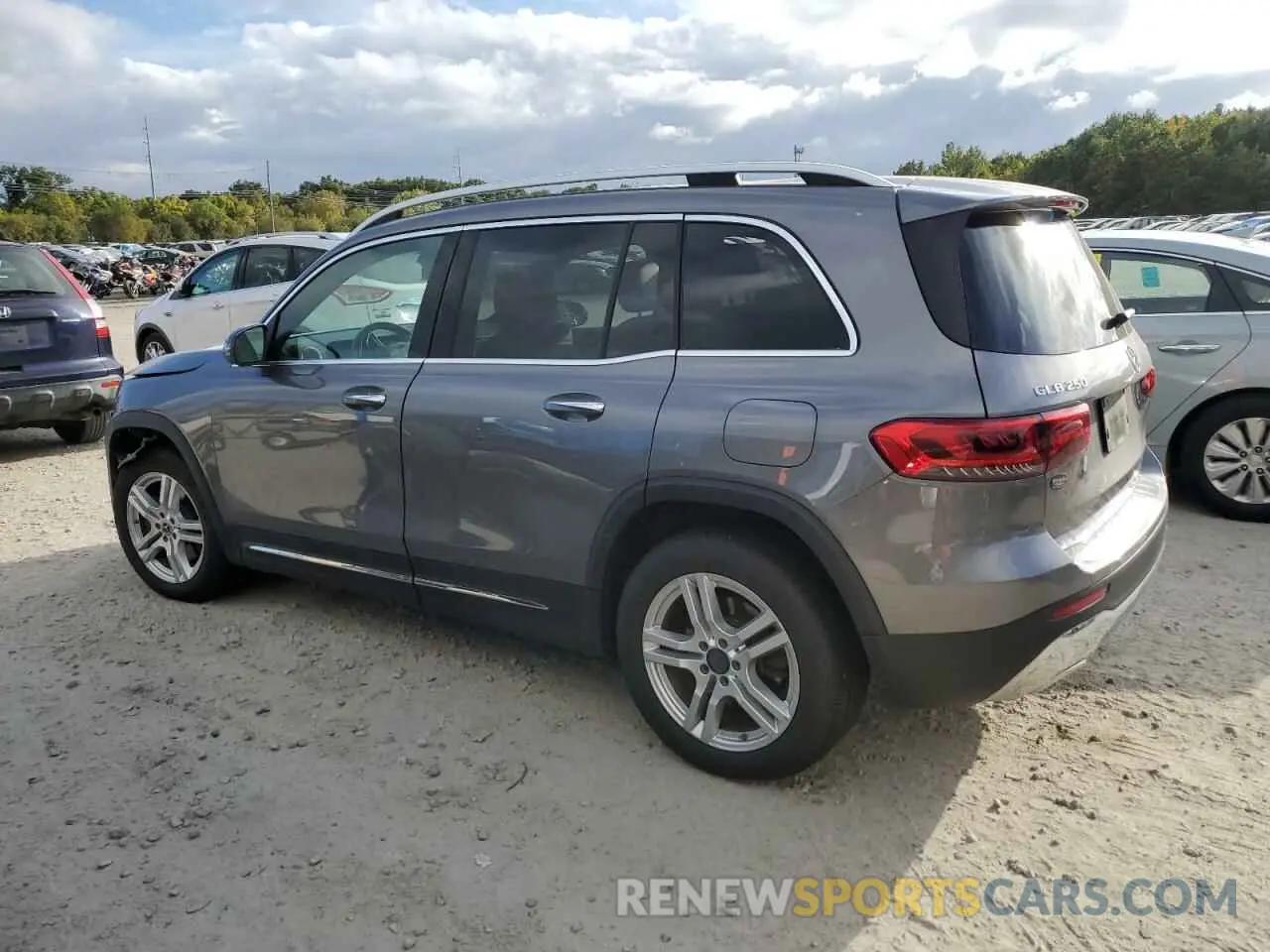 2 Photograph of a damaged car W1N4M4HB0MW090958 MERCEDES-BENZ GLB-CLASS 2021