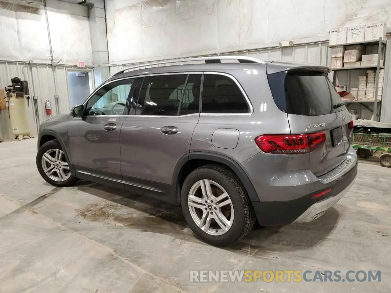 2 Photograph of a damaged car W1N4M4HB0MW109072 MERCEDES-BENZ GLB-CLASS 2021