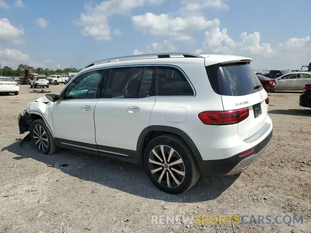 2 Фотография поврежденного автомобиля W1N4M4HB0MW120167 MERCEDES-BENZ GLB-CLASS 2021