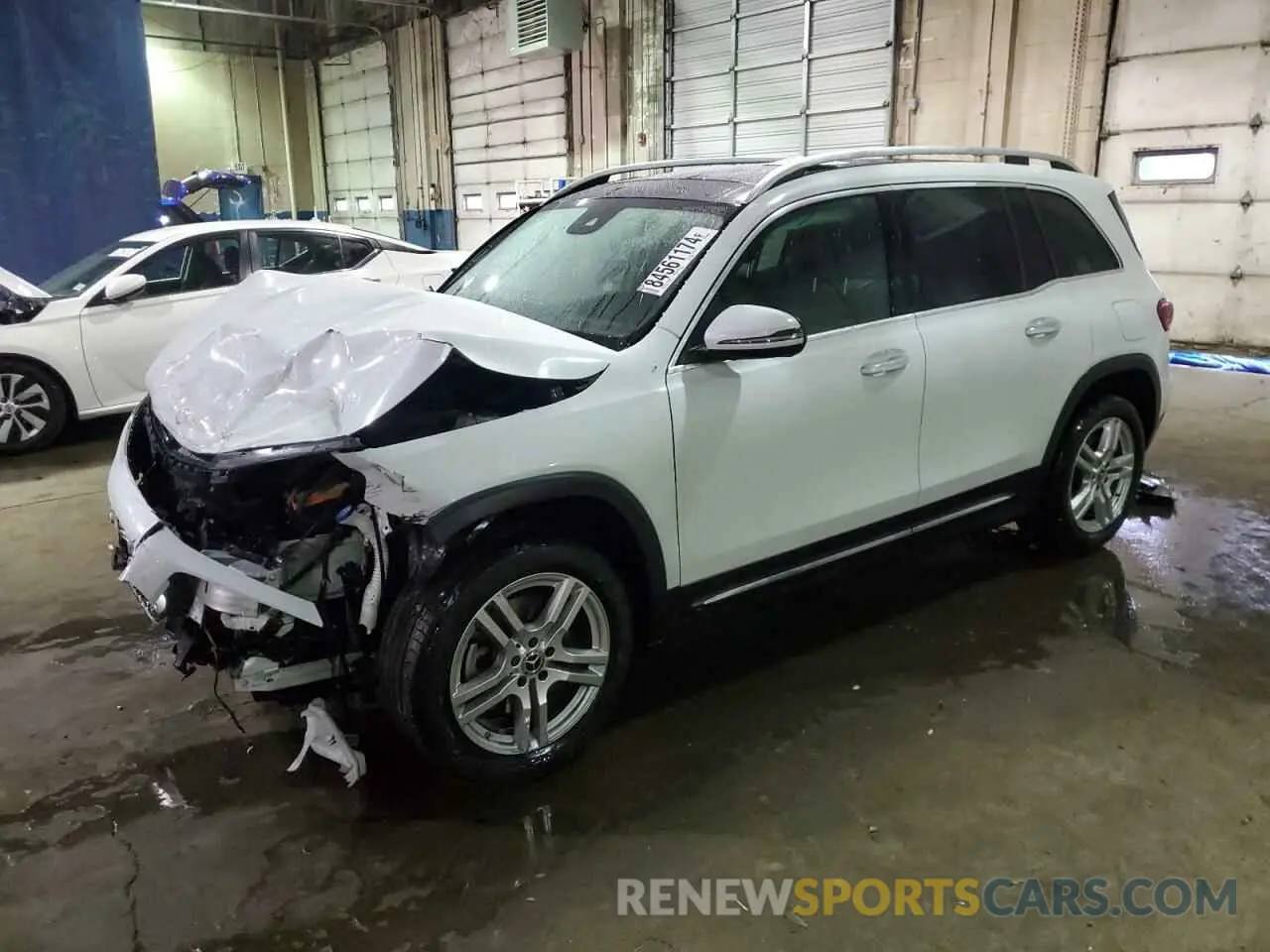 1 Photograph of a damaged car W1N4M4HB1MW150603 MERCEDES-BENZ GLB-CLASS 2021