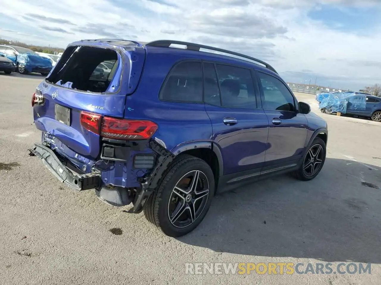 3 Photograph of a damaged car W1N4M4HB4MW109947 MERCEDES-BENZ GLB-CLASS 2021