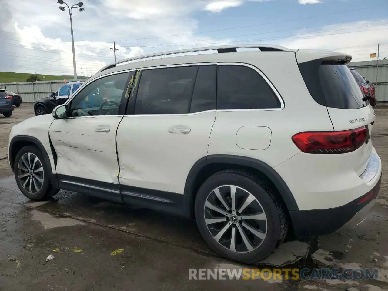 2 Фотография поврежденного автомобиля W1N4M4HB5MW091667 MERCEDES-BENZ GLB-CLASS 2021