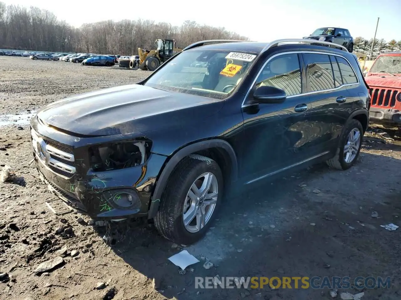 1 Фотография поврежденного автомобиля W1N4M4HB5MW102599 MERCEDES-BENZ GLB-CLASS 2021