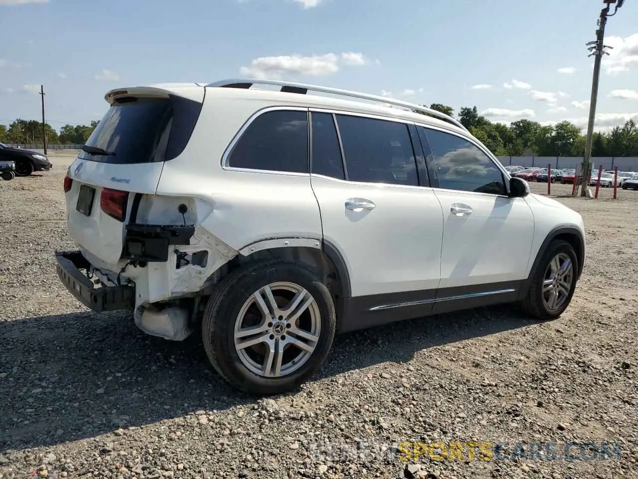 3 Photograph of a damaged car W1N4M4HB7MW089399 MERCEDES-BENZ GLB-CLASS 2021
