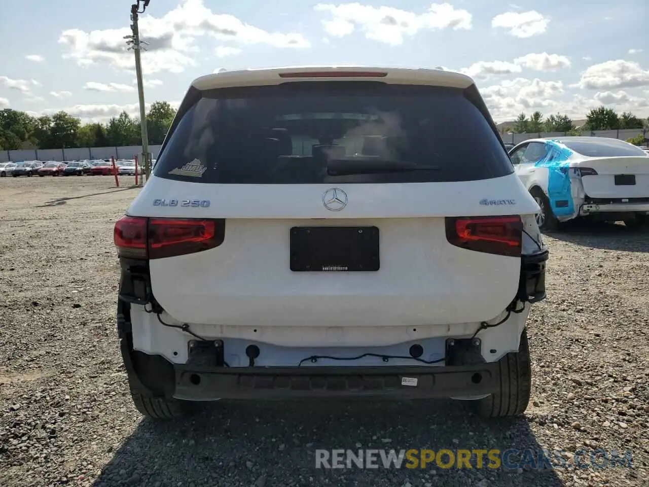 6 Photograph of a damaged car W1N4M4HB7MW089399 MERCEDES-BENZ GLB-CLASS 2021