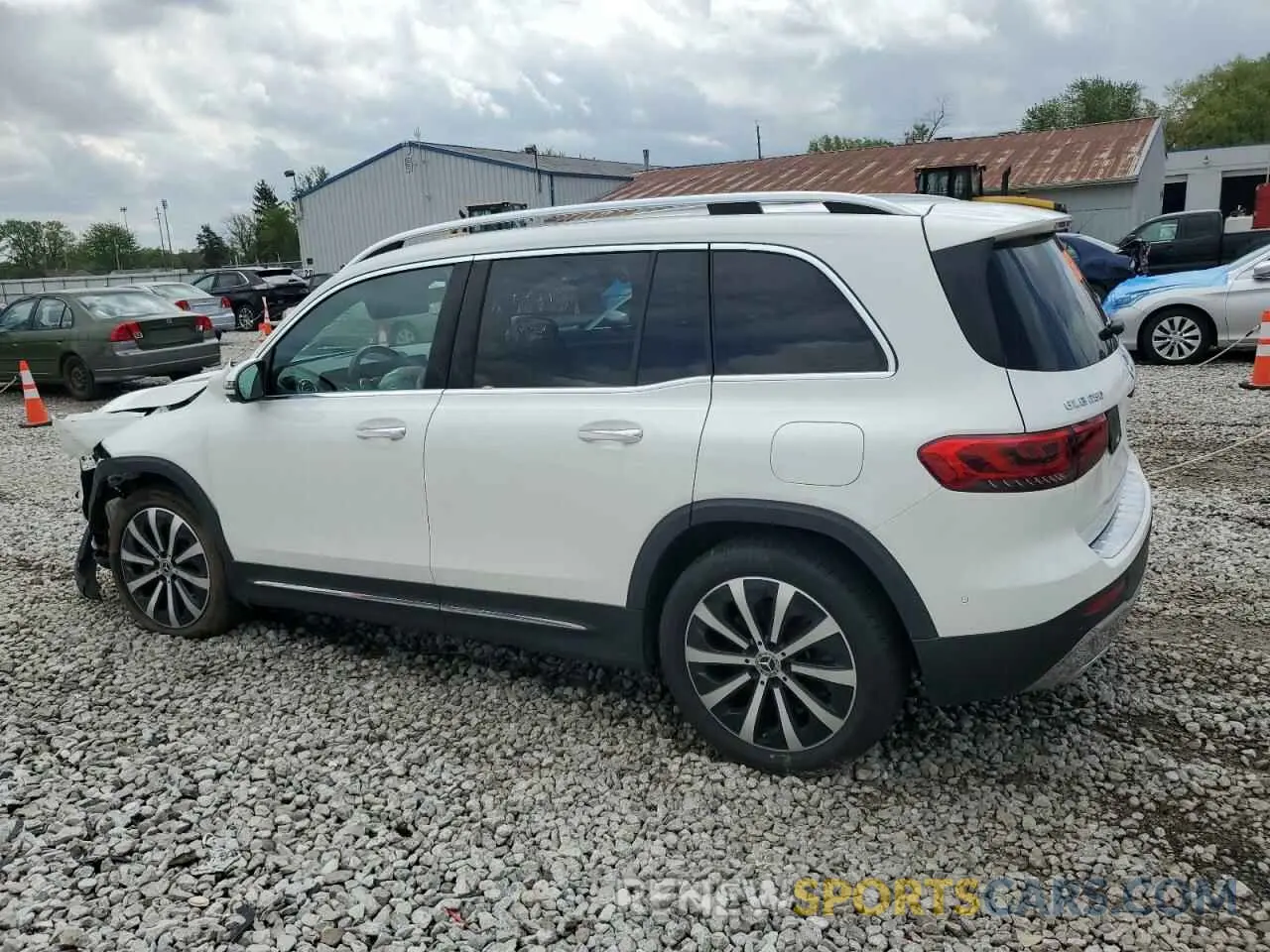 2 Photograph of a damaged car W1N4M4HB9MW154026 MERCEDES-BENZ GLB-CLASS 2021
