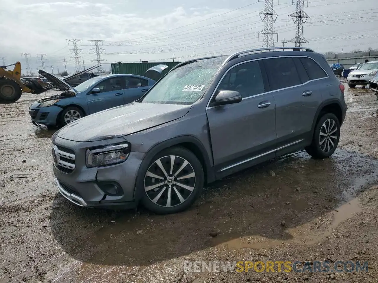 1 Фотография поврежденного автомобиля W1N4M4HB2NW256883 MERCEDES-BENZ GLB-CLASS 2022
