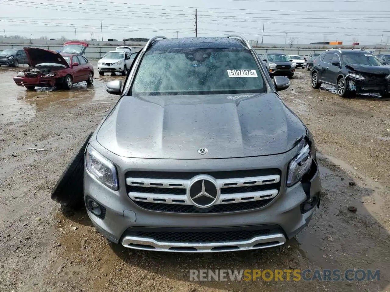 5 Фотография поврежденного автомобиля W1N4M4HB2NW256883 MERCEDES-BENZ GLB-CLASS 2022