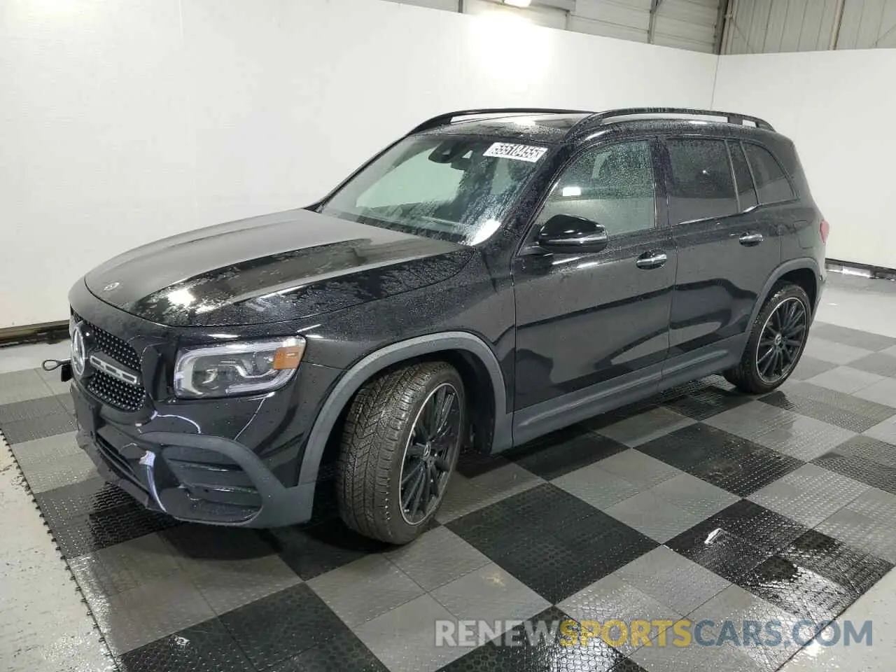 1 Photograph of a damaged car W1N4M4HB3NW183300 MERCEDES-BENZ GLB-CLASS 2022