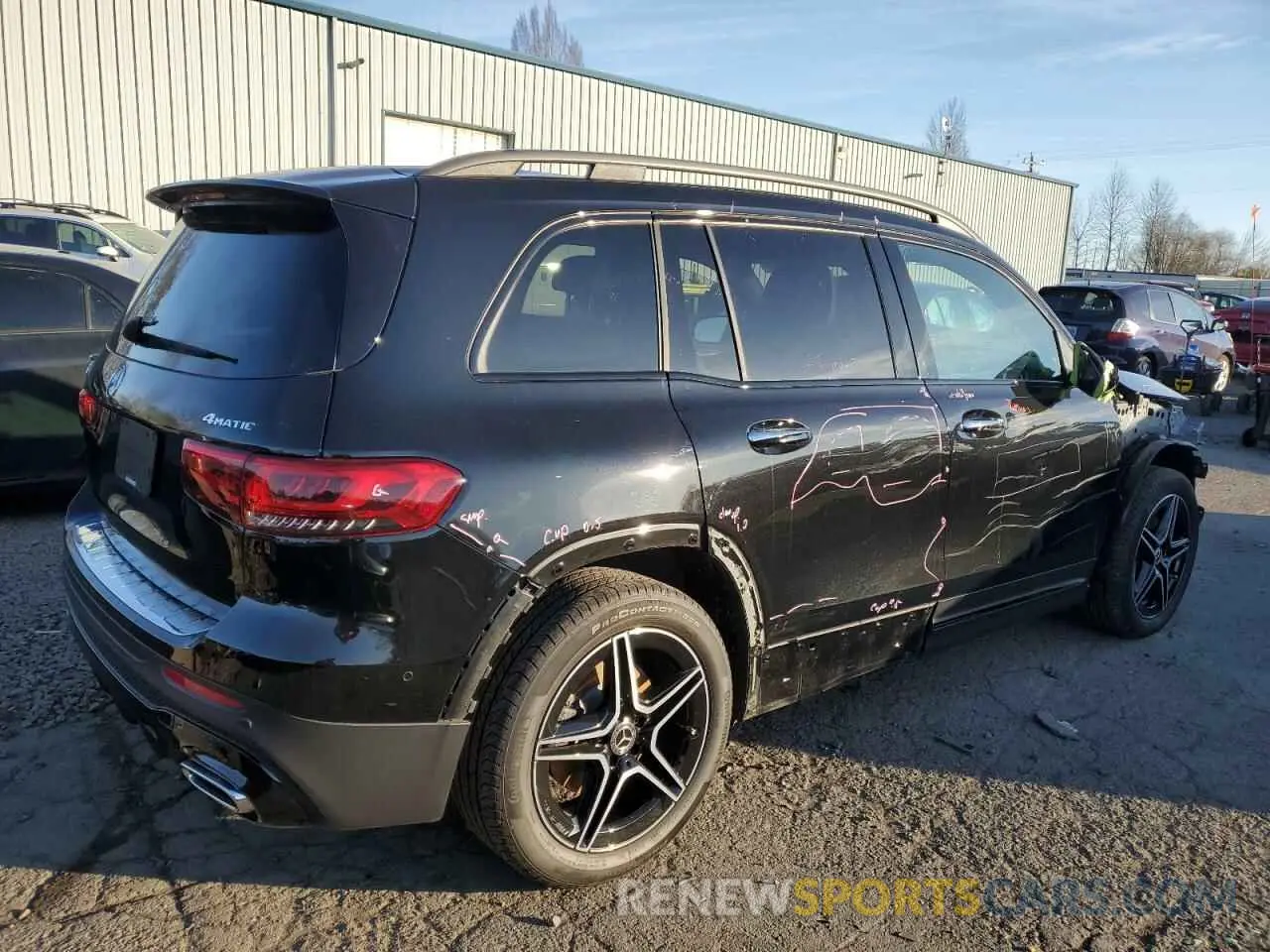 3 Фотография поврежденного автомобиля W1N4M4HB5PW282686 MERCEDES-BENZ GLB-CLASS 2023