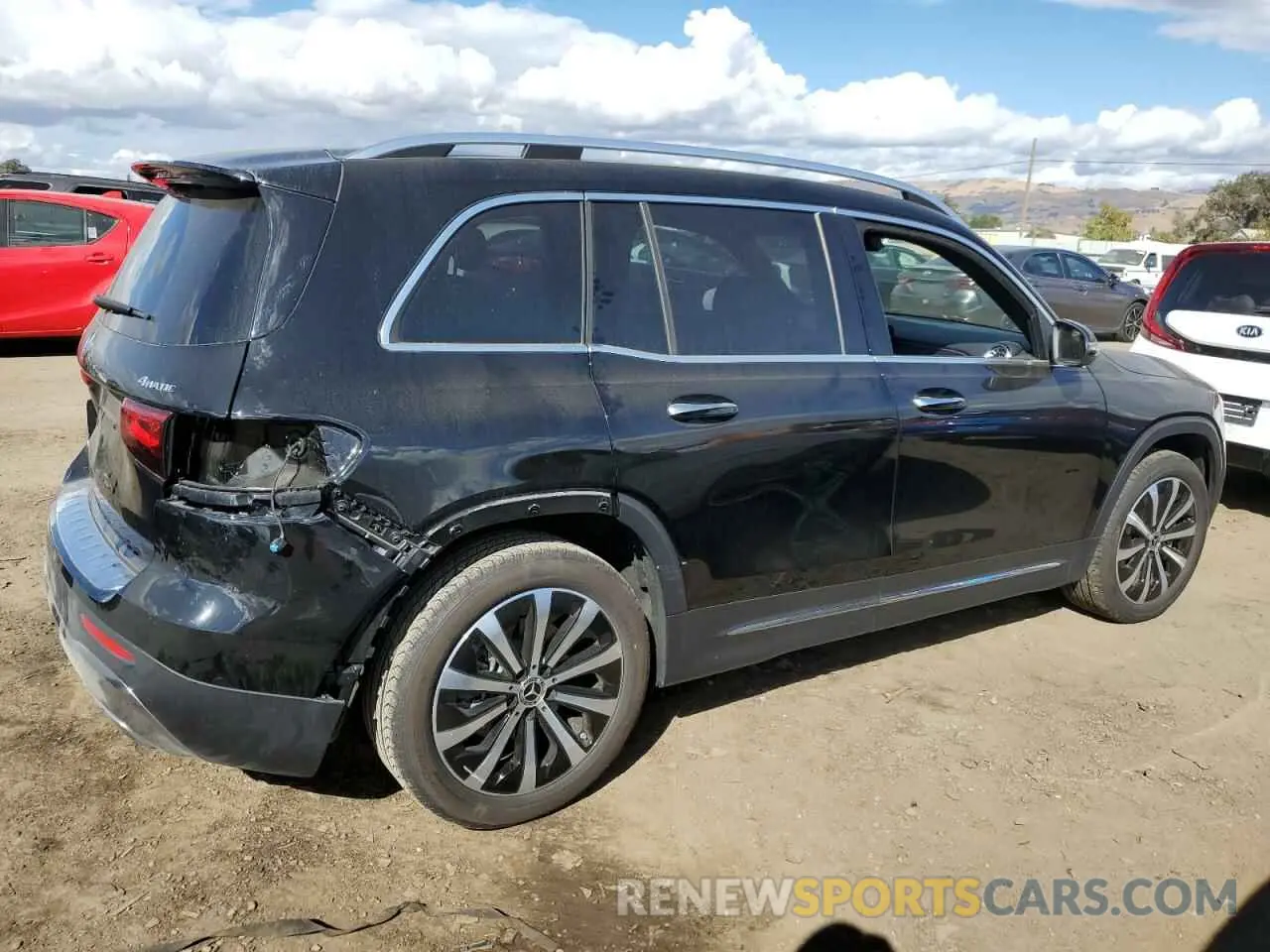 3 Photograph of a damaged car W1N4M4HBXPW302883 MERCEDES-BENZ GLB-CLASS 2023