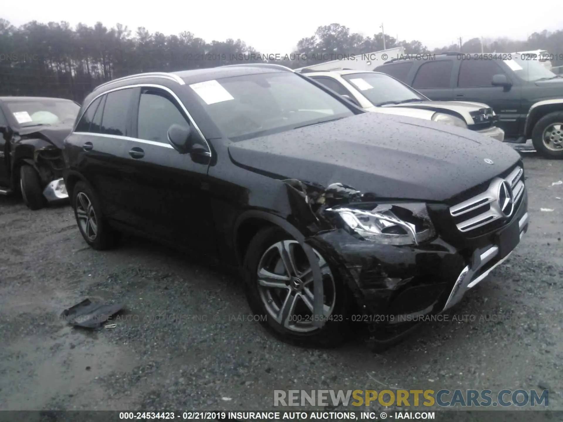 1 Photograph of a damaged car WDC0G4JB3KV124055 MERCEDES-BENZ GLC 2019