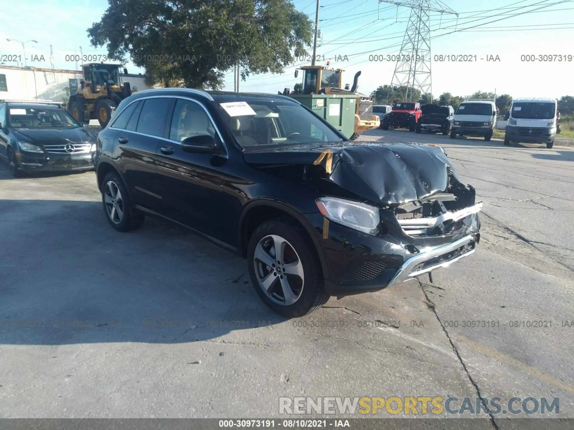 1 Photograph of a damaged car WDC0G4JB3KV126484 MERCEDES-BENZ GLC 2019